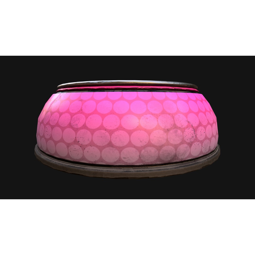 Pet Food Bowl 3D Model – Low Poly Game Ready Asset, FBX & Blender - View 29