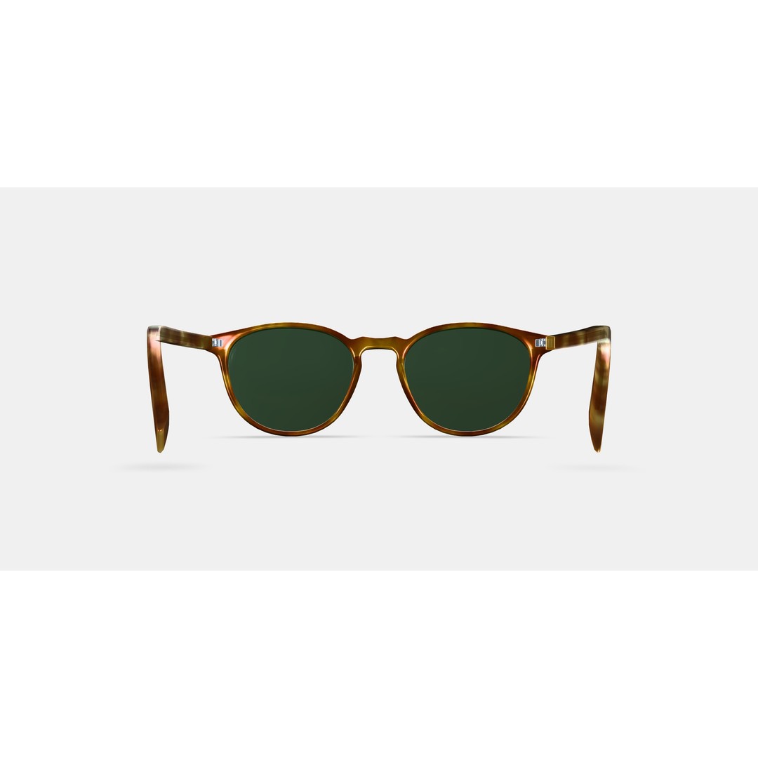 Butler Sunglasses 3D Model – Low Poly Butterscotch Tortoise Asset - View 16