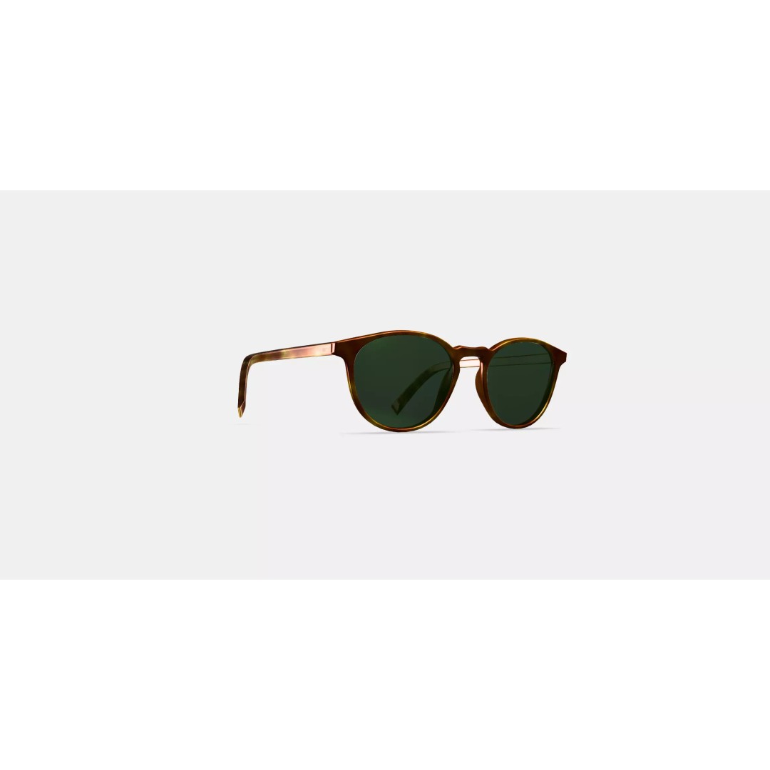 Butler Sunglasses 3D Model – Low Poly Butterscotch Tortoise Asset - View 2