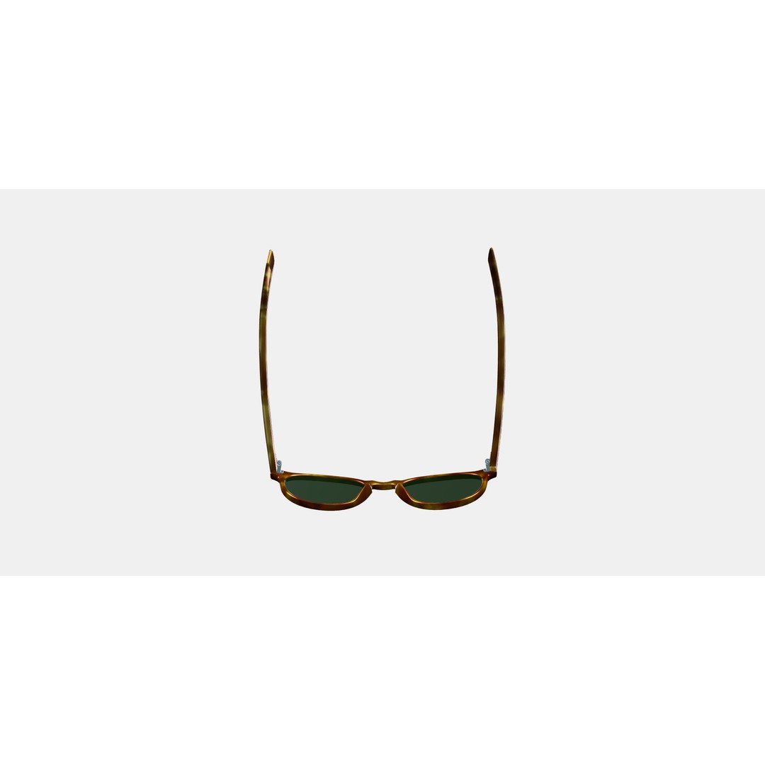 Butler Sunglasses 3D Model – Low Poly Butterscotch Tortoise Asset - View 8