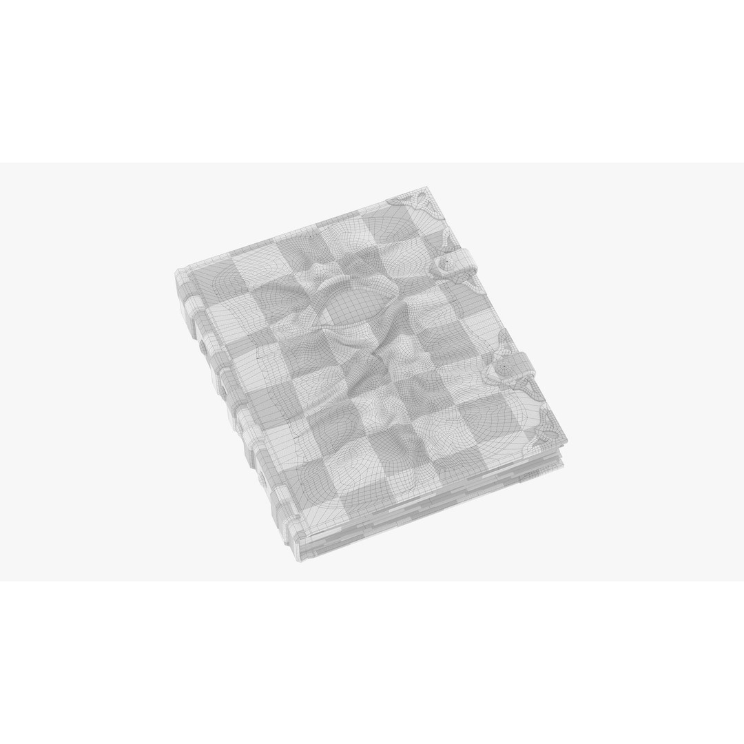 Witch Eye Book 3D Model – Antique Snakeskin Cover, PBR Textures - View 7