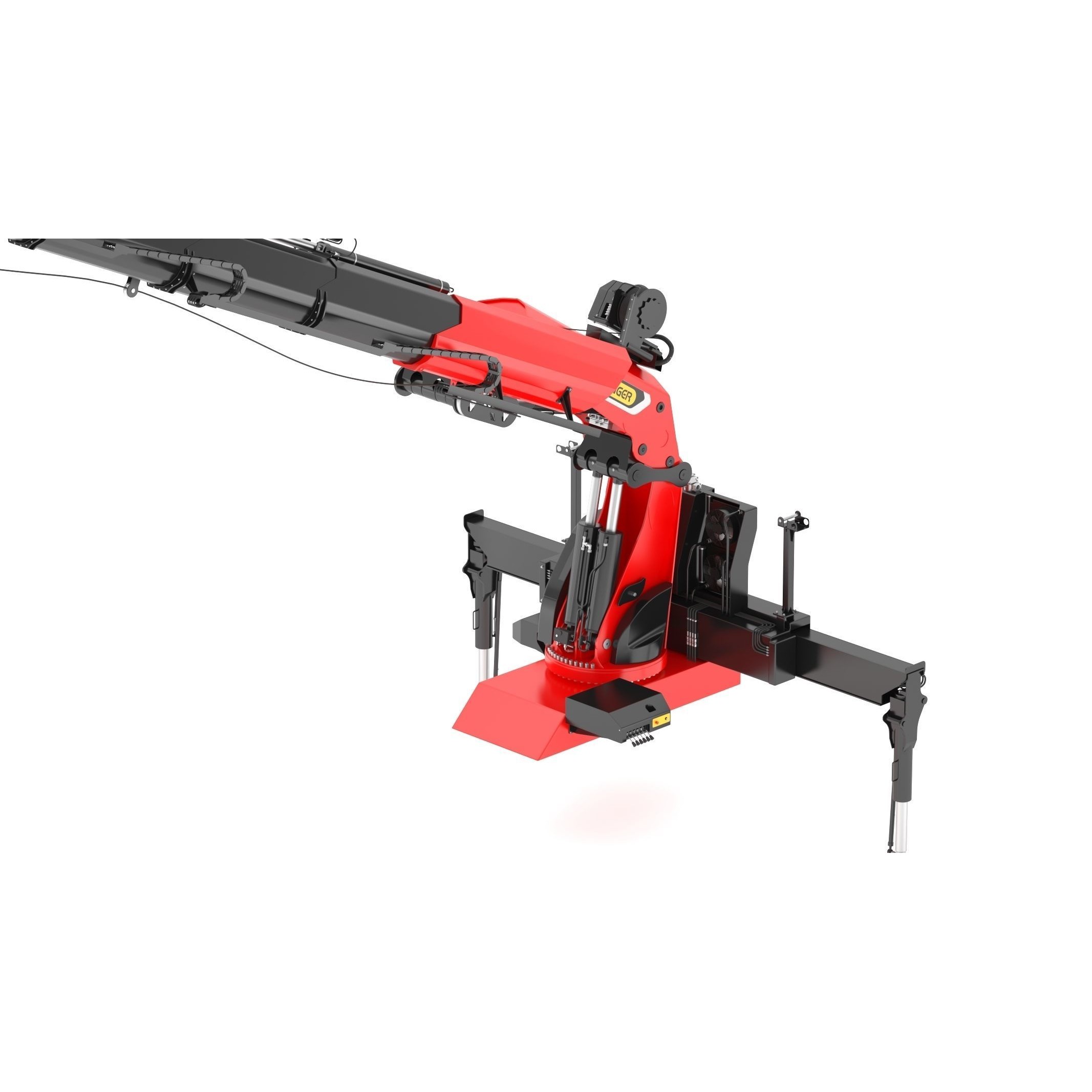 Palfinger Pk 135002 Tec7 Crane - Game-Ready 3D Model - View 17