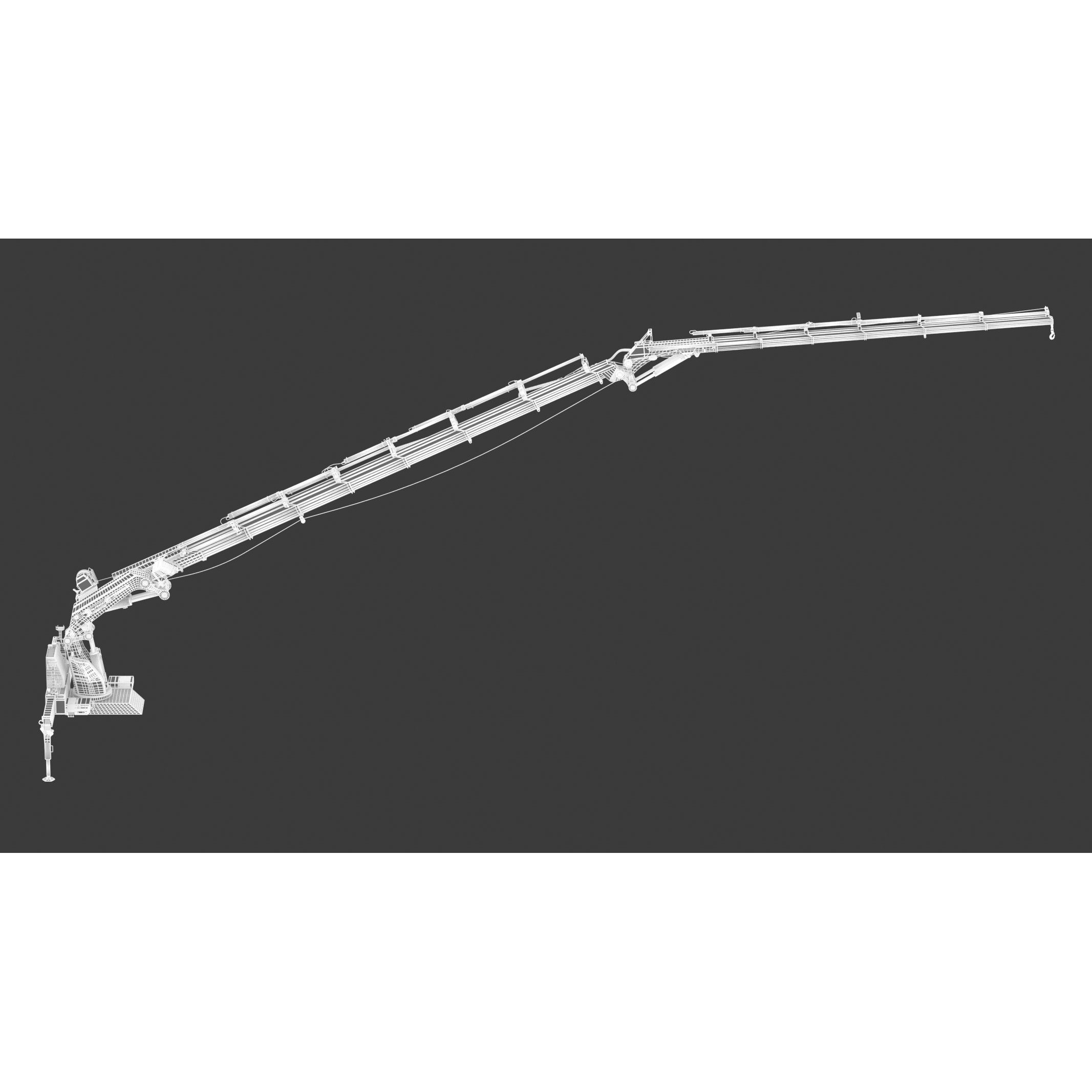 Palfinger Pk 135002 Tec7 Crane - Game-Ready 3D Model - View 22