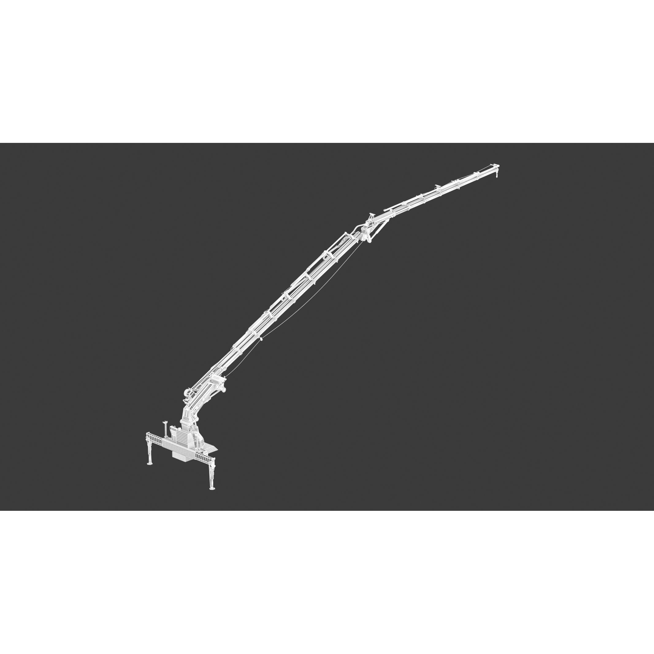 Palfinger Pk 135002 Tec7 Crane - Game-Ready 3D Model - View 23