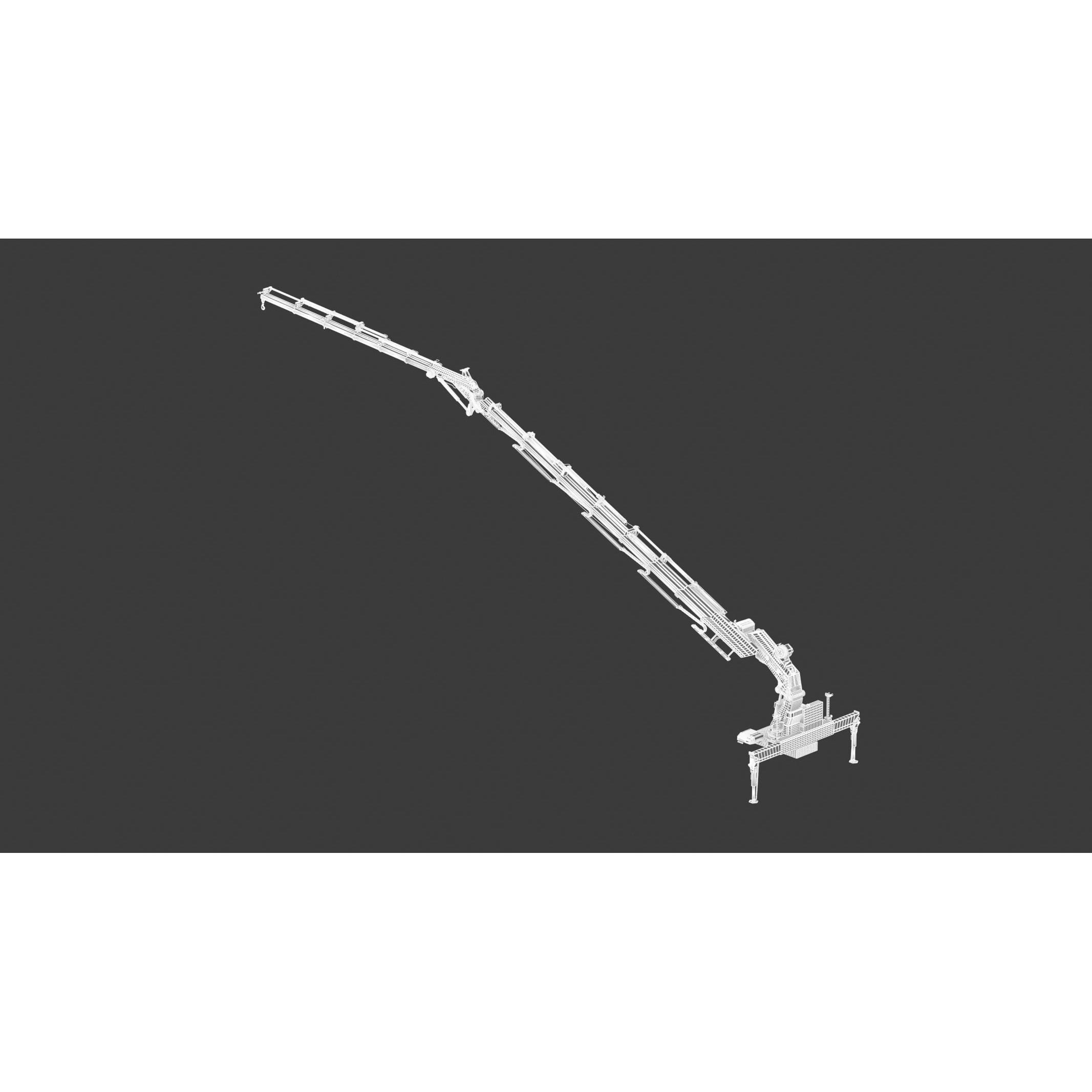 Palfinger Pk 135002 Tec7 Crane - Game-Ready 3D Model - View 25