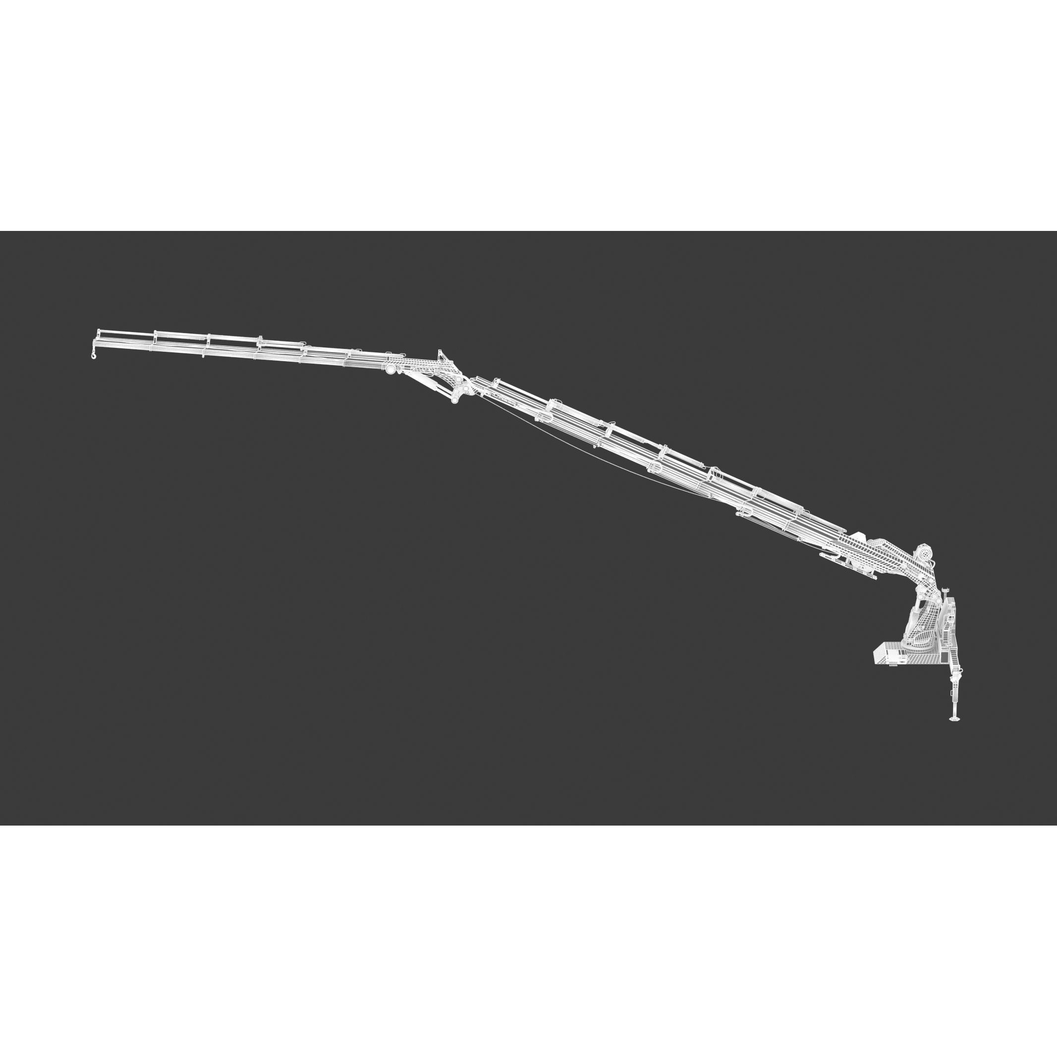 Palfinger Pk 135002 Tec7 Crane - Game-Ready 3D Model - View 26