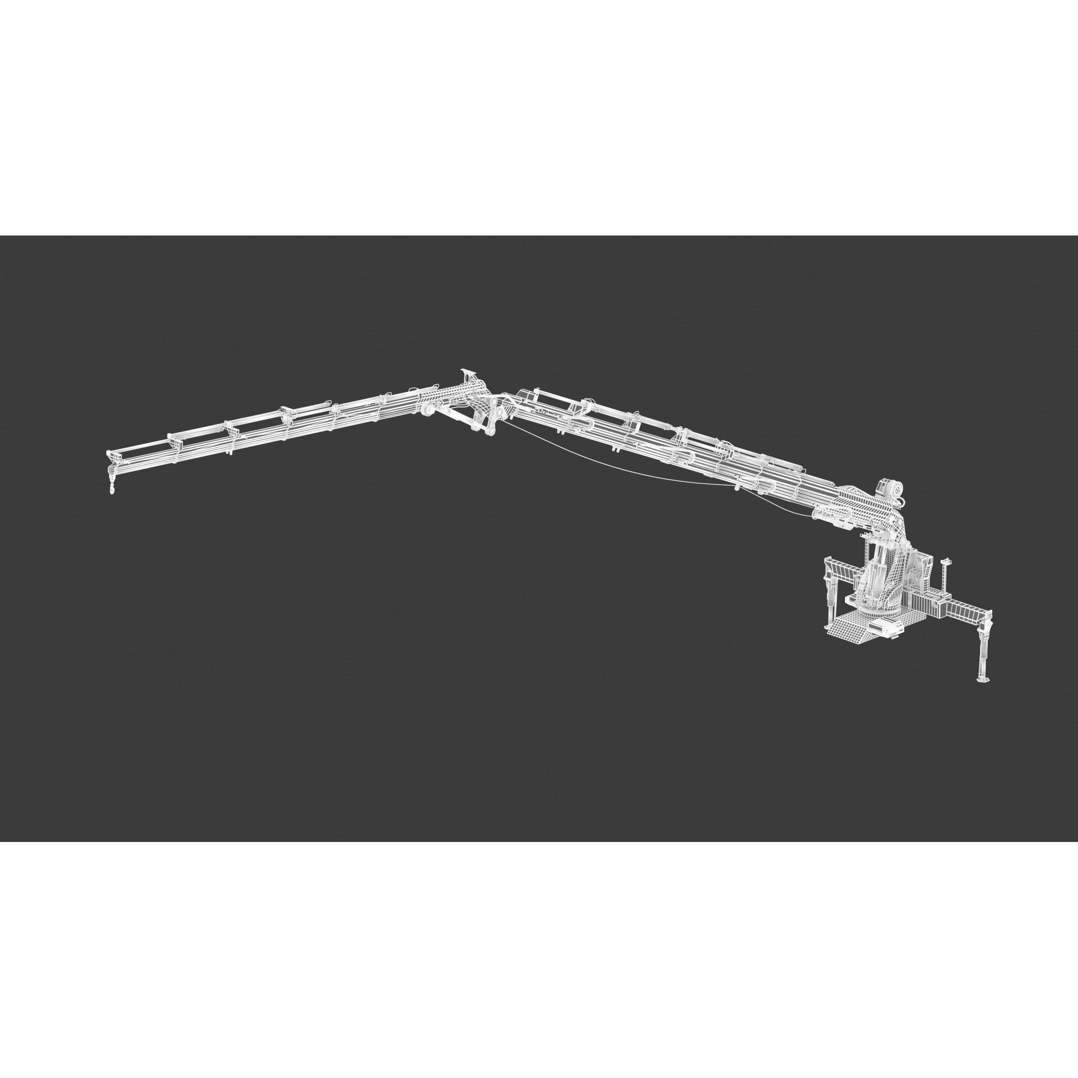 Palfinger Pk 135002 Tec7 Crane - Game-Ready 3D Model - View 27