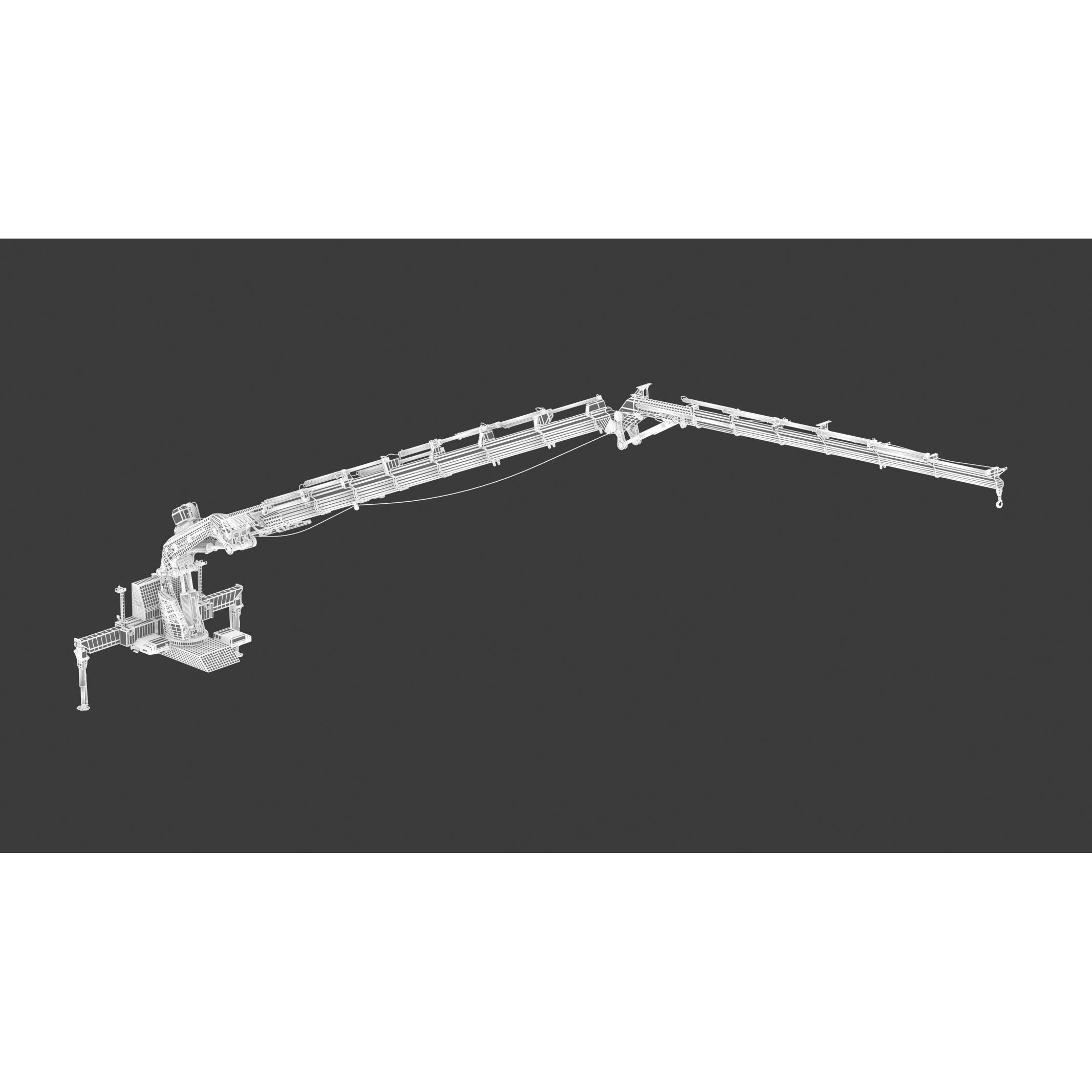 Palfinger Pk 135002 Tec7 Crane - Game-Ready 3D Model - View 29