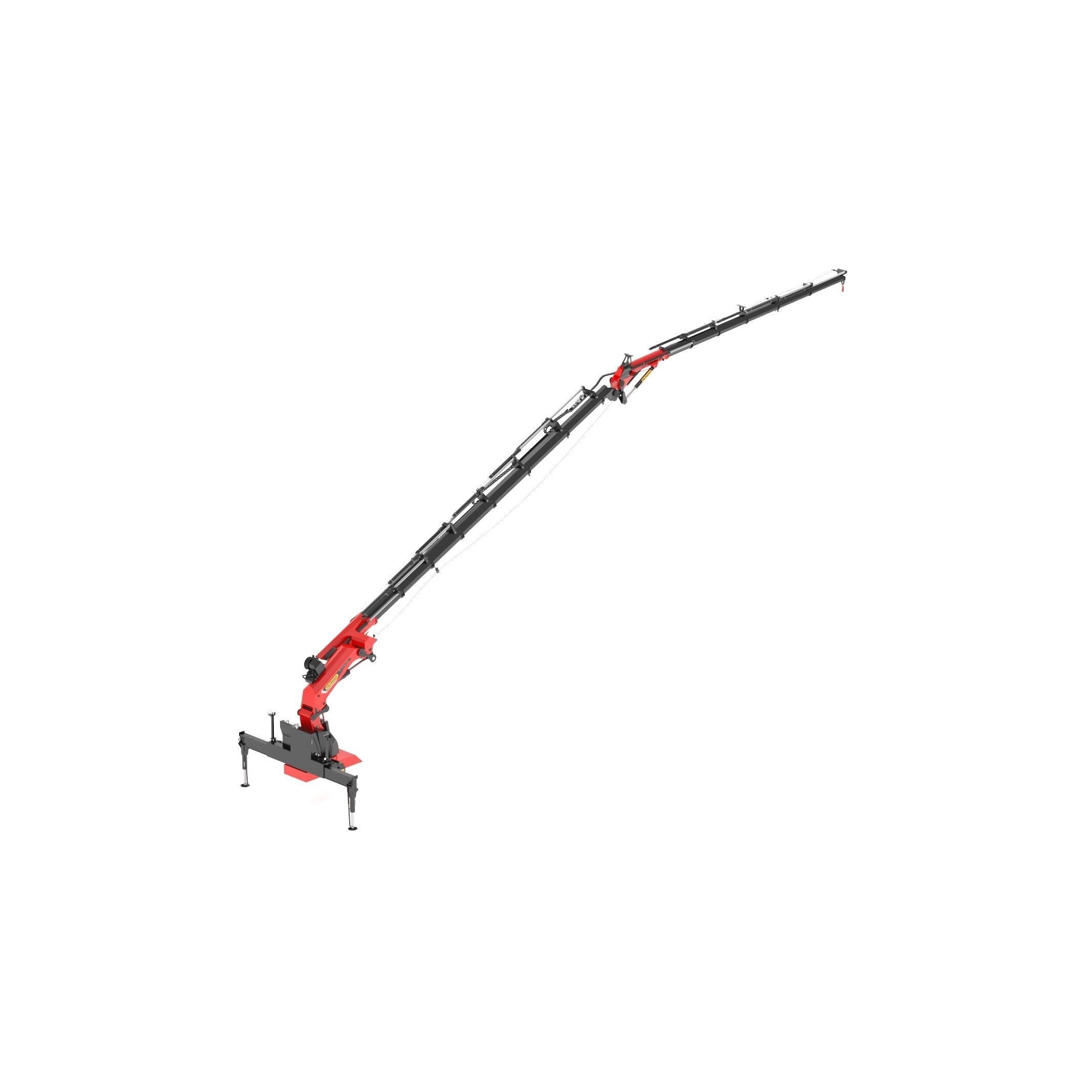 Palfinger Pk 135002 Tec7 Crane - Game-Ready 3D Model - View 3