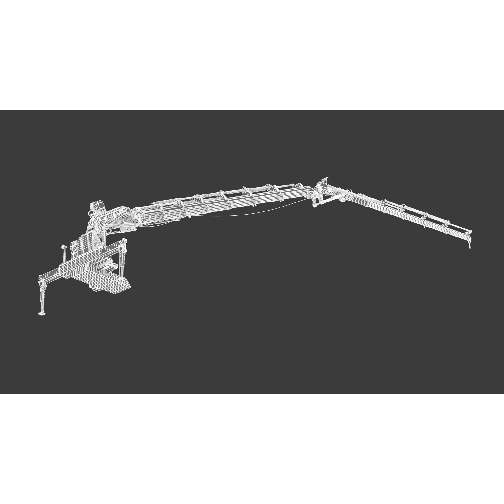 Palfinger Pk 135002 Tec7 Crane - Game-Ready 3D Model - View 31