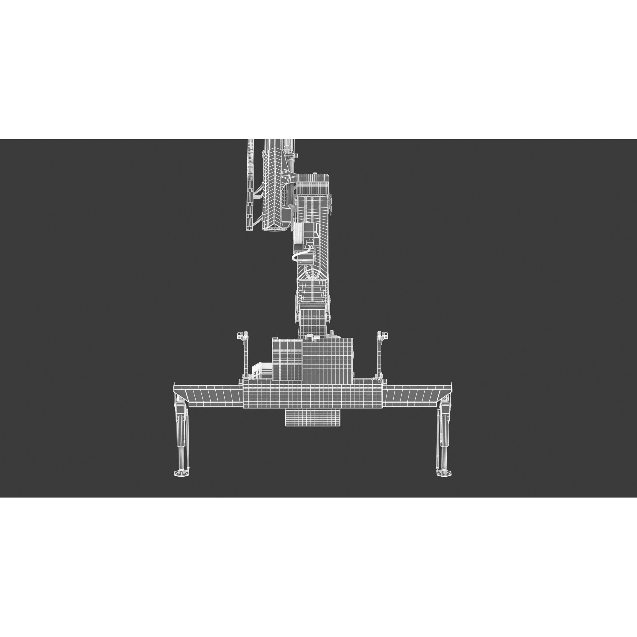 Palfinger Pk 135002 Tec7 Crane - Game-Ready 3D Model - View 34