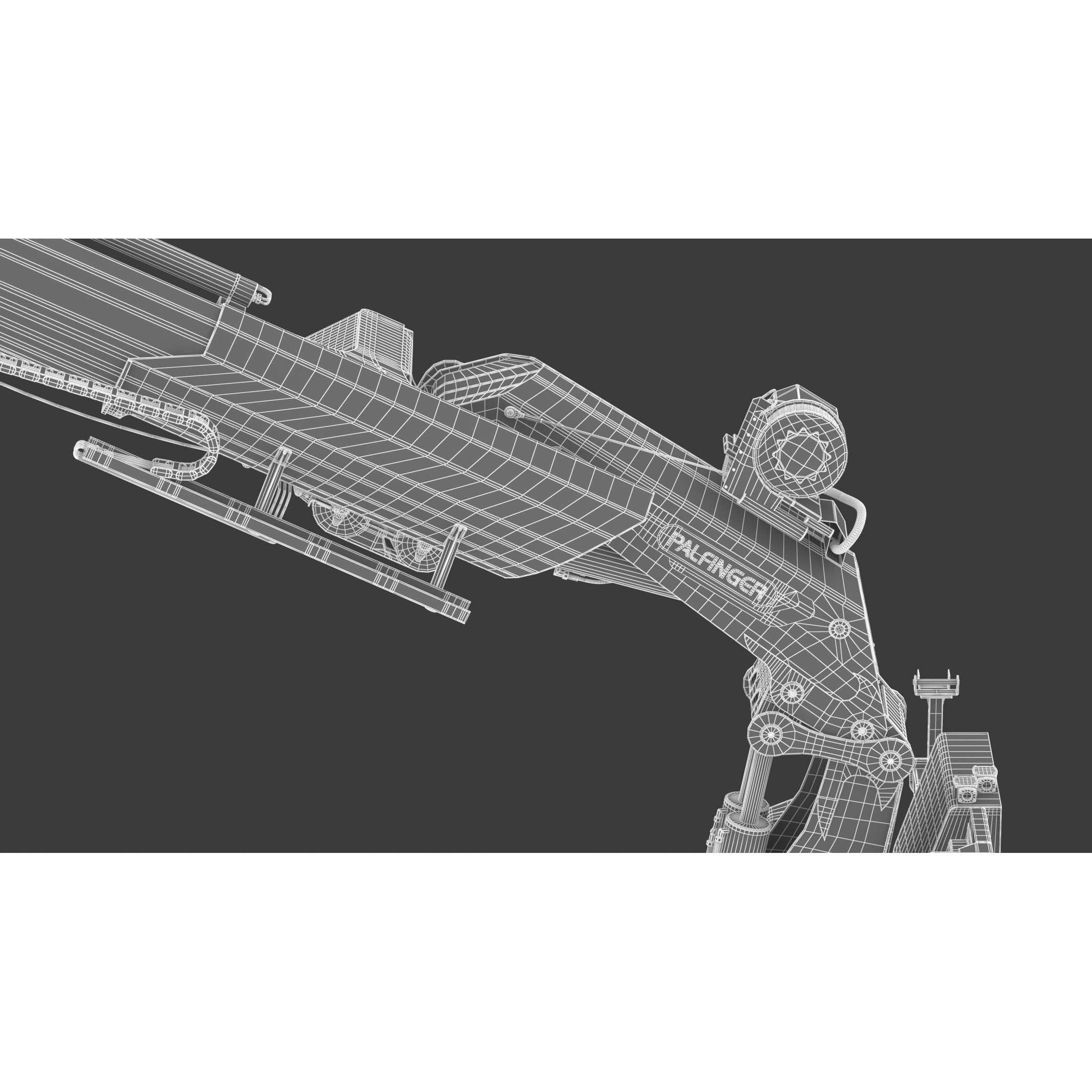 Palfinger Pk 135002 Tec7 Crane - Game-Ready 3D Model - View 36