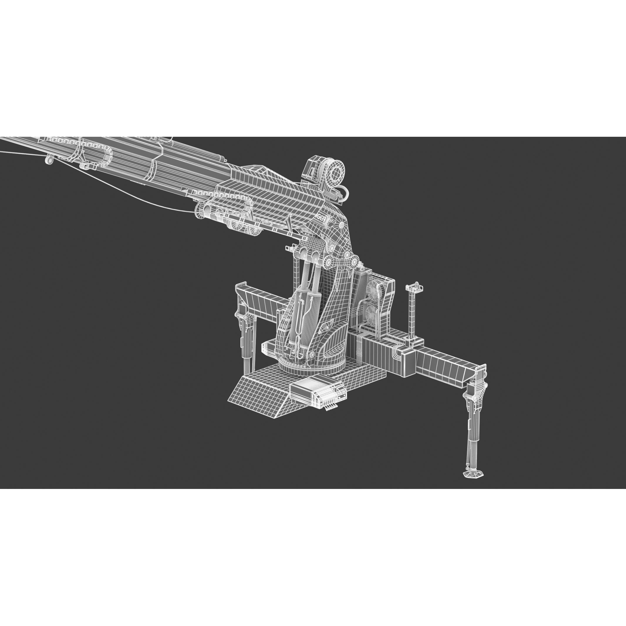 Palfinger Pk 135002 Tec7 Crane - Game-Ready 3D Model - View 37