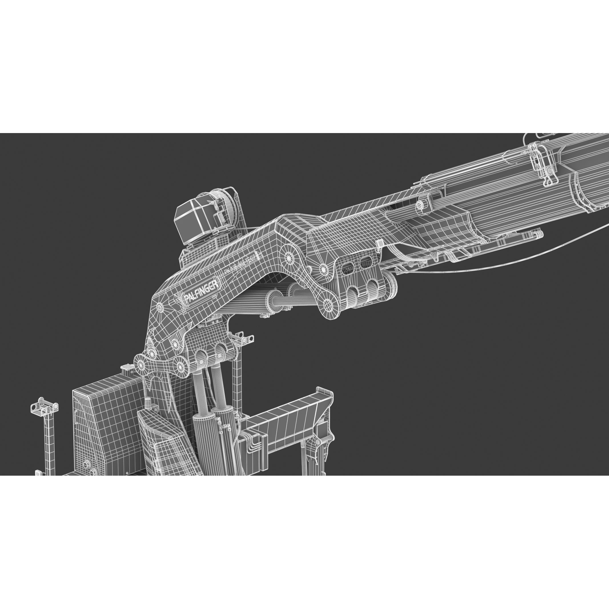 Palfinger Pk 135002 Tec7 Crane - Game-Ready 3D Model - View 39