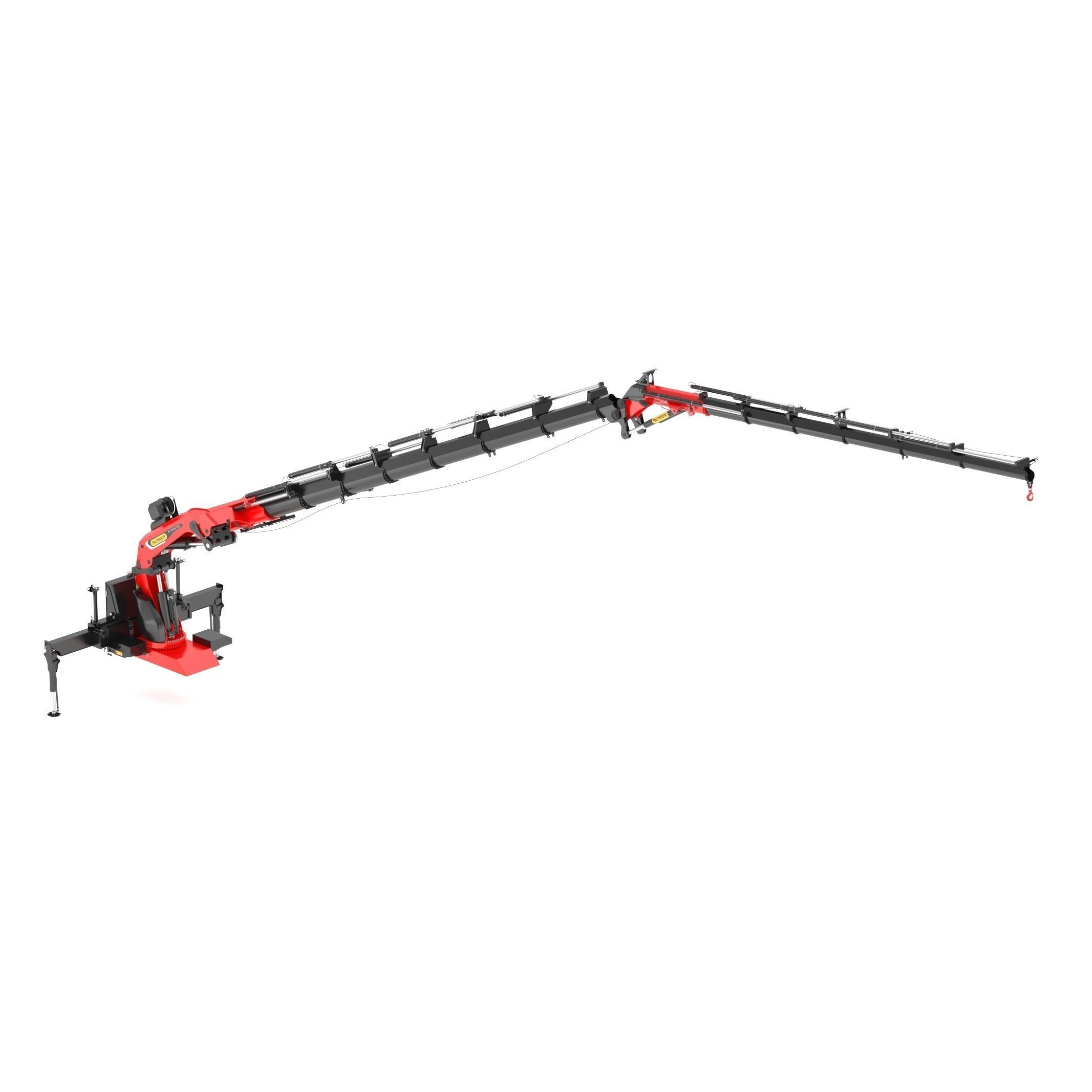 Palfinger Pk 135002 Tec7 Crane - Game-Ready 3D Model - View 9