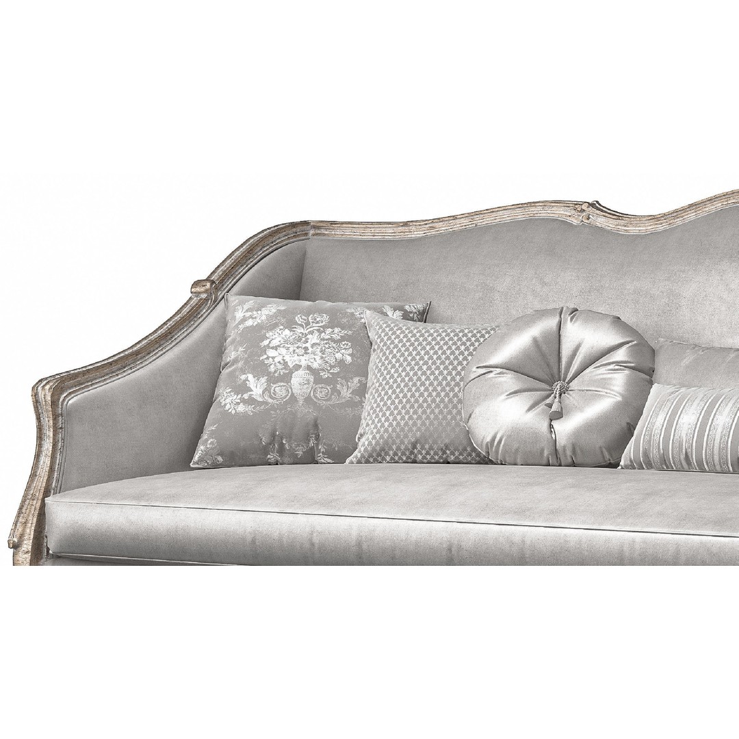 Provincial Sofa 3D Model – Classical Furniture, FBX, PBR Textures - View 9
