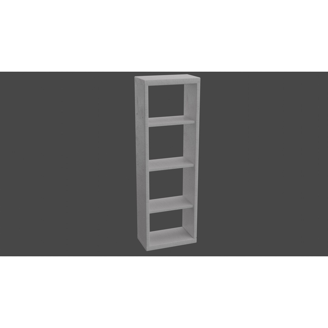 Kids Bedroom 3D Model – Low Poly Furniture Set for Games - View 12