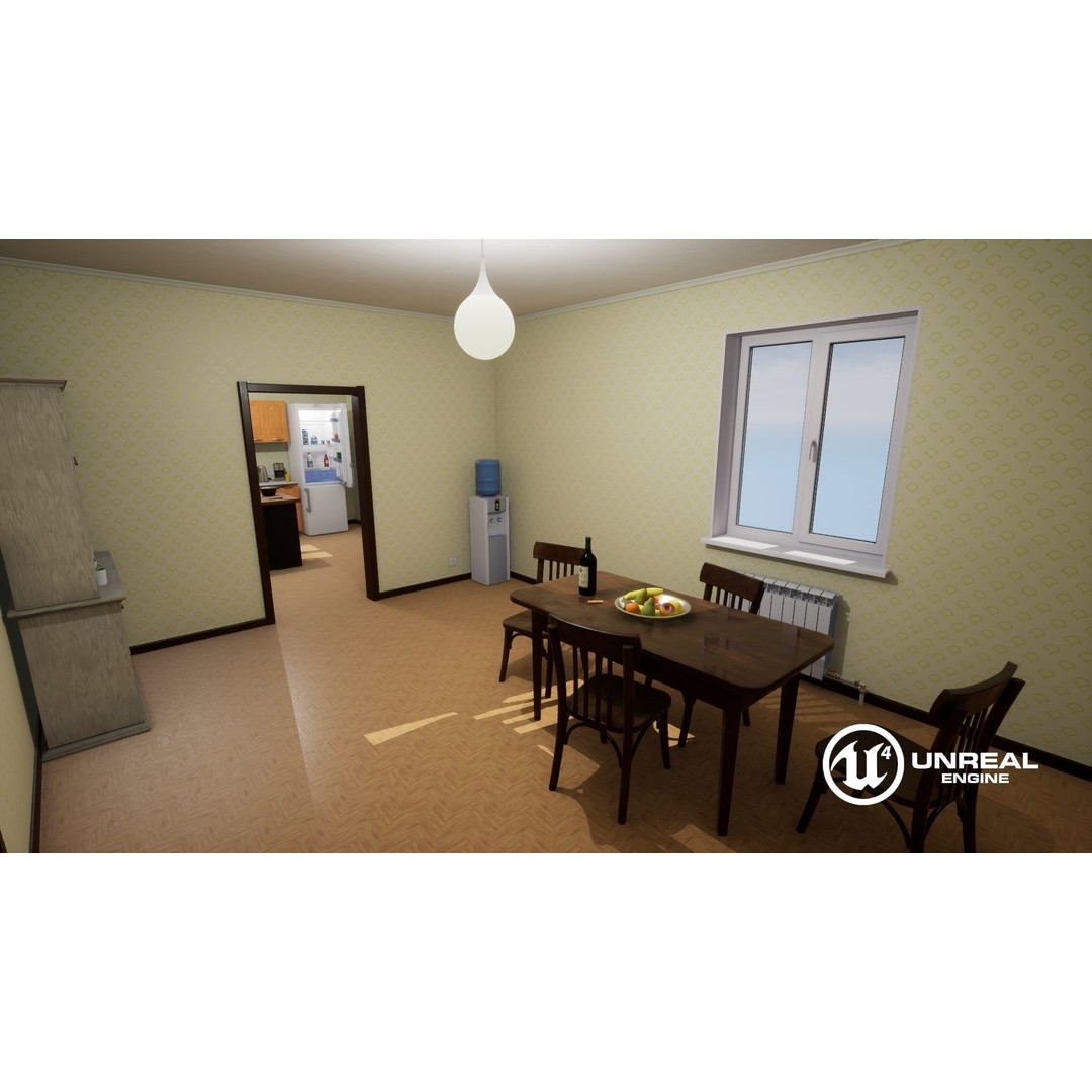 Kitchen Props 3D Model – Low Poly Game Ready Assets with PBR Textures - View 10