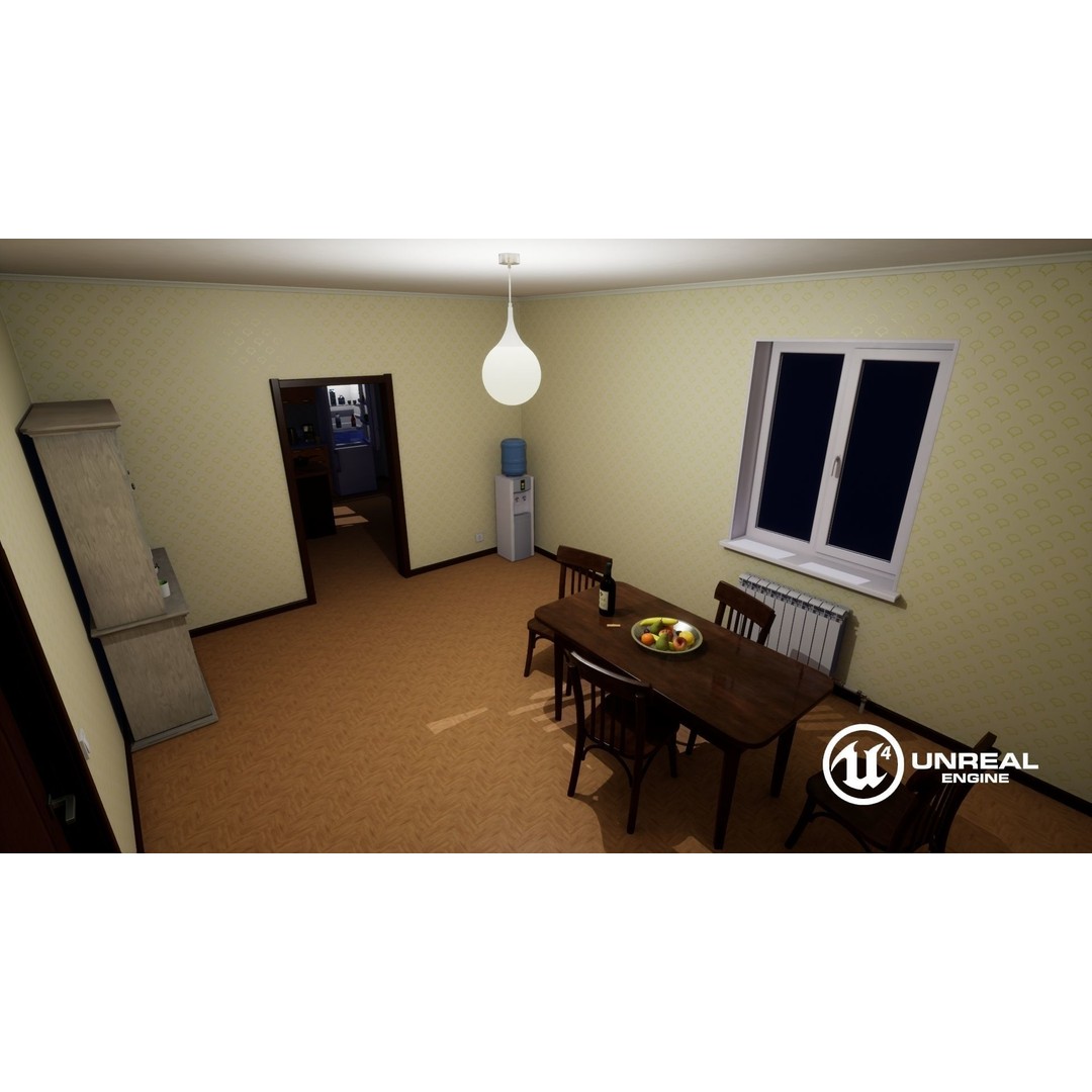 Kitchen Props 3D Model – Low Poly Game Ready Assets with PBR Textures - View 11