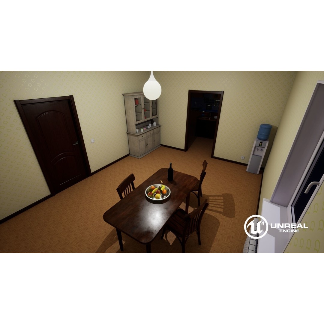 Kitchen Props 3D Model – Low Poly Game Ready Assets with PBR Textures - View 12