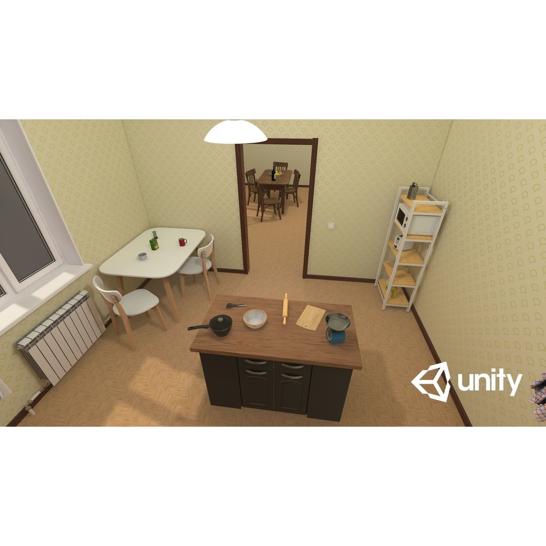 Kitchen Props 3D Model – Low Poly Game Ready Assets with PBR Textures - View 25