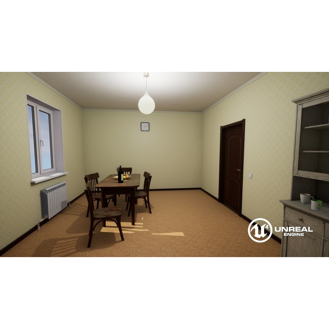 Kitchen Props 3D Model – Low Poly Game Ready Assets with PBR Textures - View 7