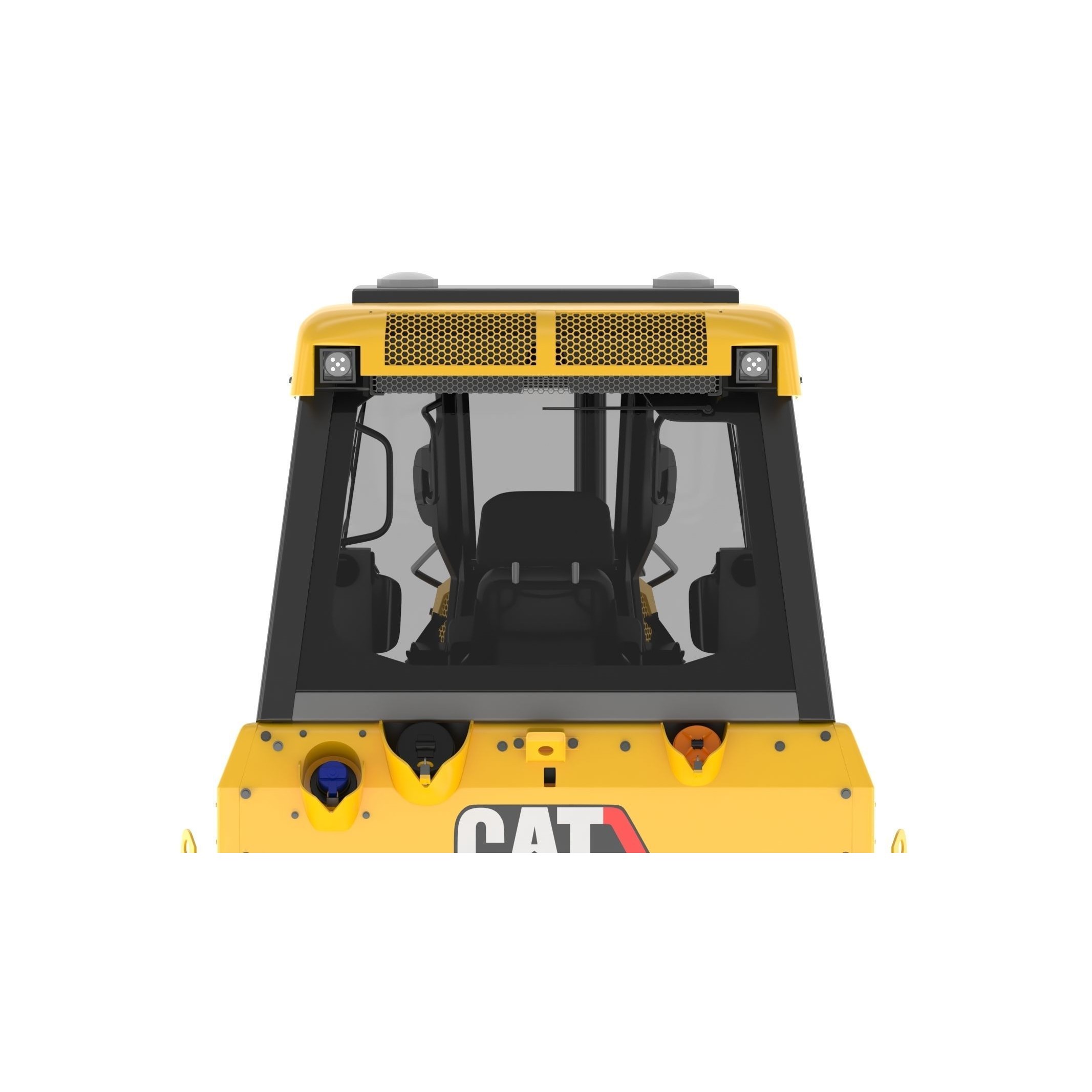 CAT D1 Small Dozer - Game-Ready 3D Model - View 18