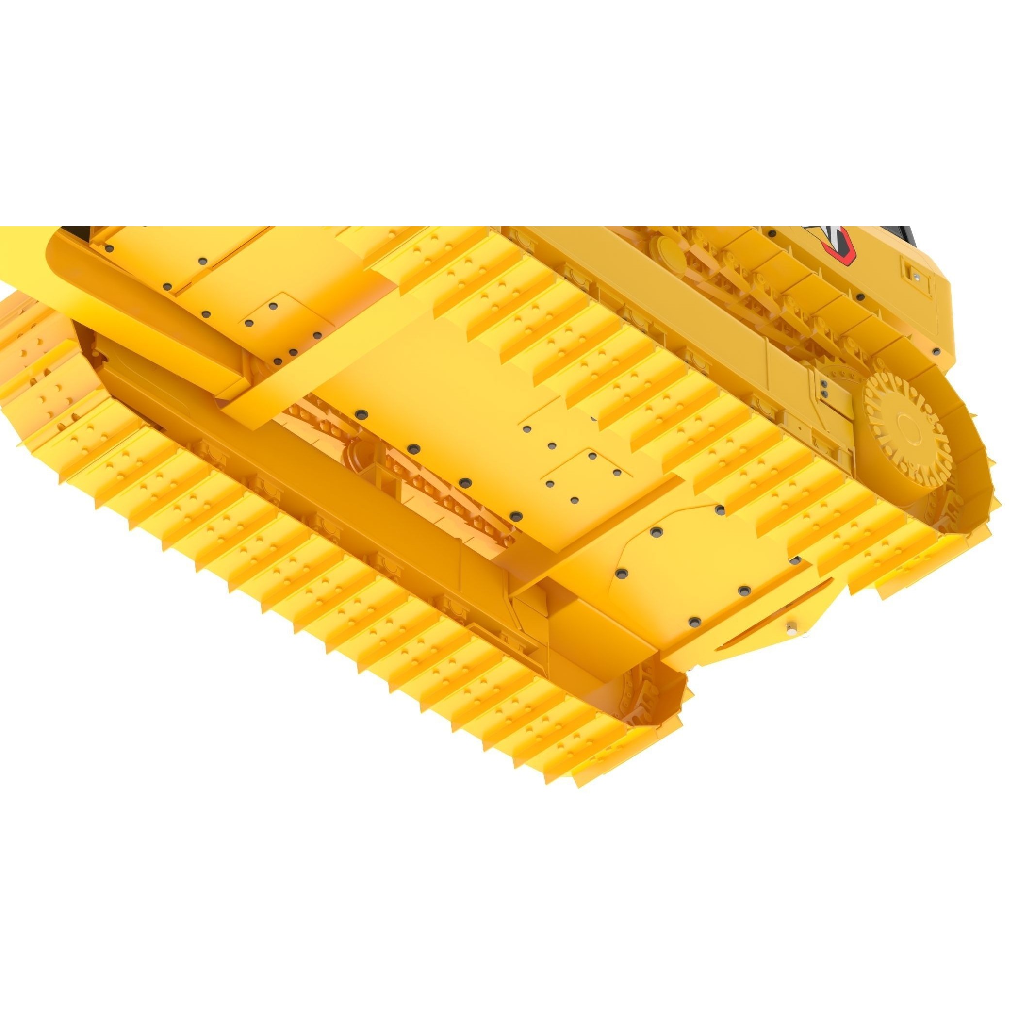 CAT D1 Small Dozer - Game-Ready 3D Model - View 21