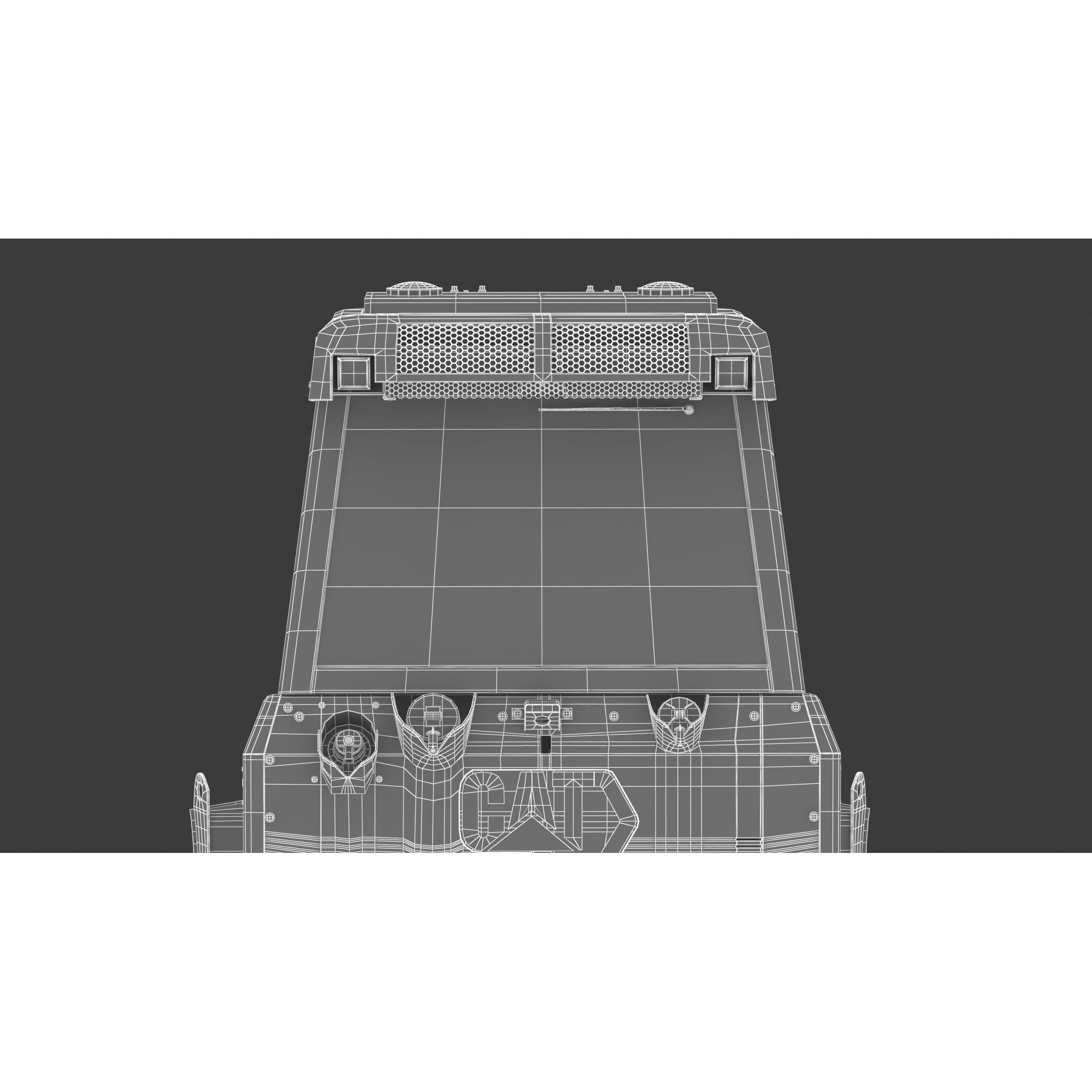 CAT D1 Small Dozer - Game-Ready 3D Model - View 40