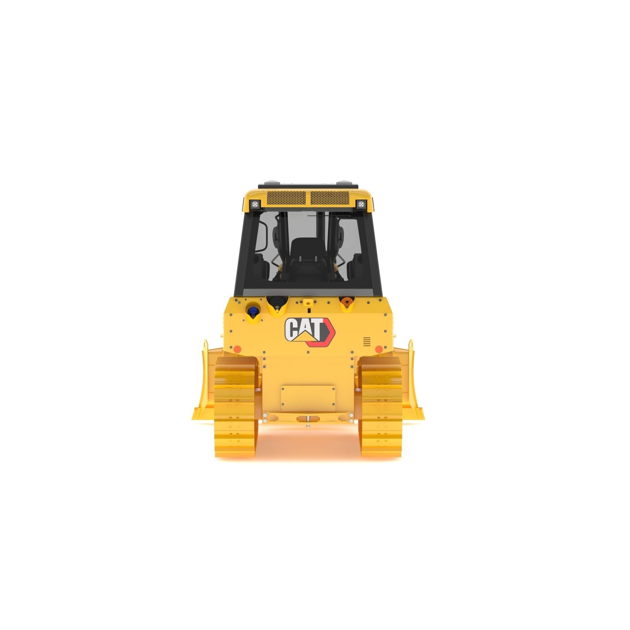 CAT D1 Small Dozer - Game-Ready 3D Model - View 8