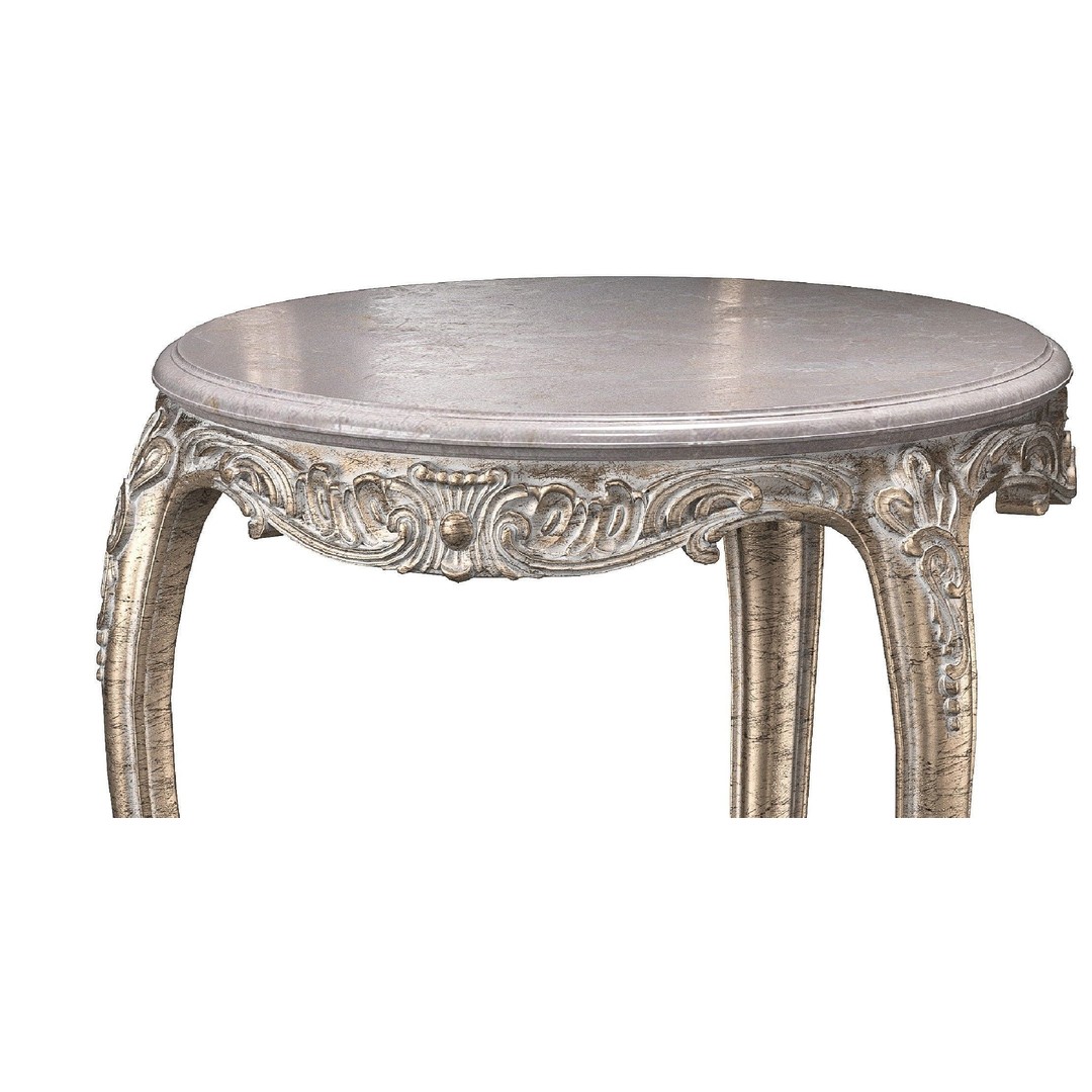 Andrea Fanfani Coffee Table 3D Model – Round Classical Design, FBX