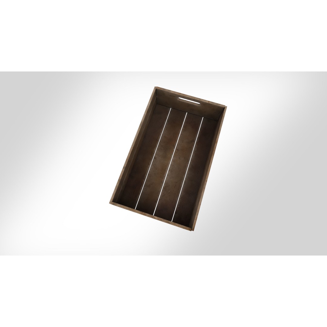Wooden Crate 3D Model – Low Poly Game Asset, FBX, PBR Textures - View 8