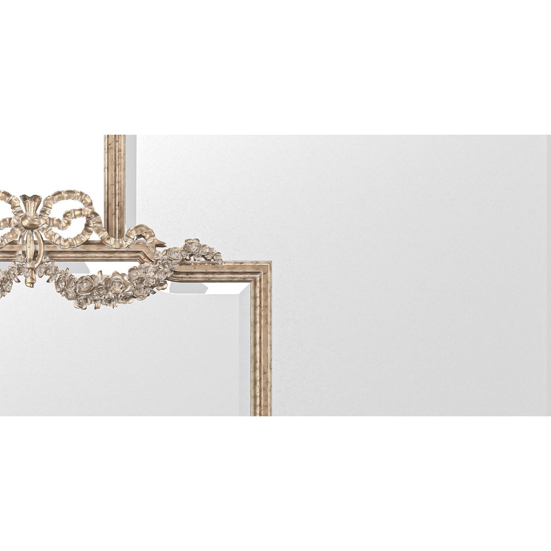 Roberto Giovannini Mirror 3D Model – Classical Rococo Design, PBR Textures - View 8