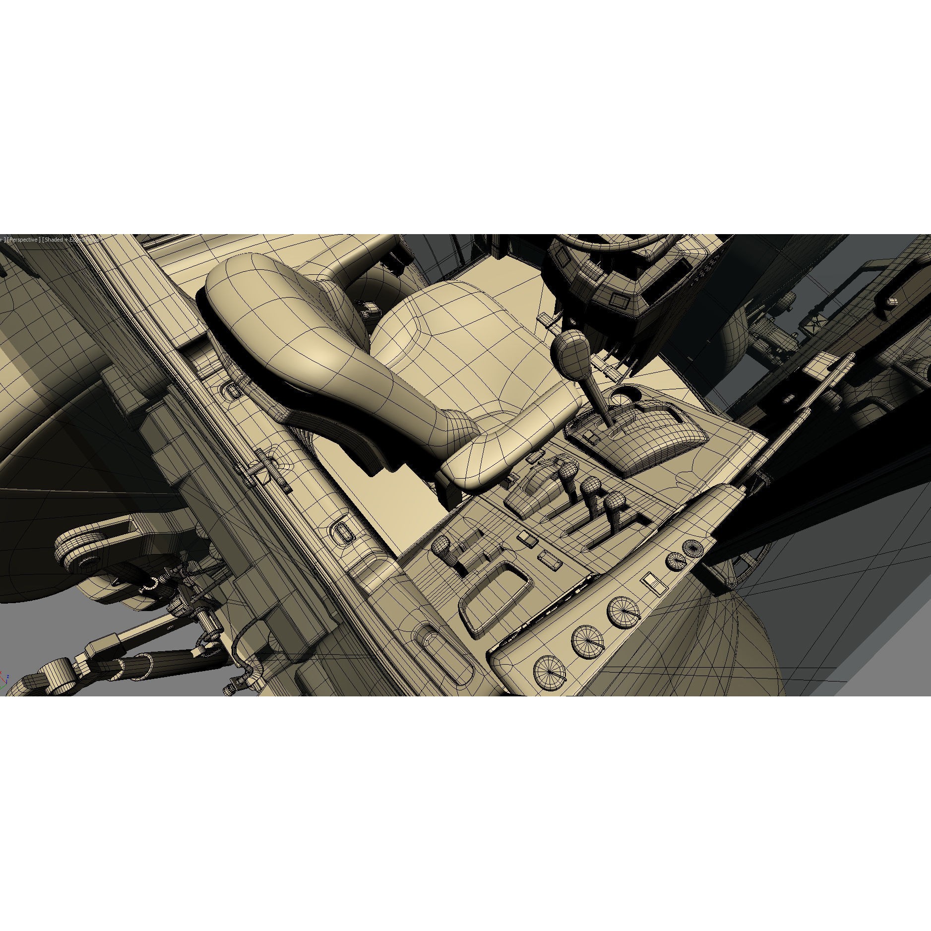 John Deere 6195M Utility Tractor with Loader - High-Poly 3D Model