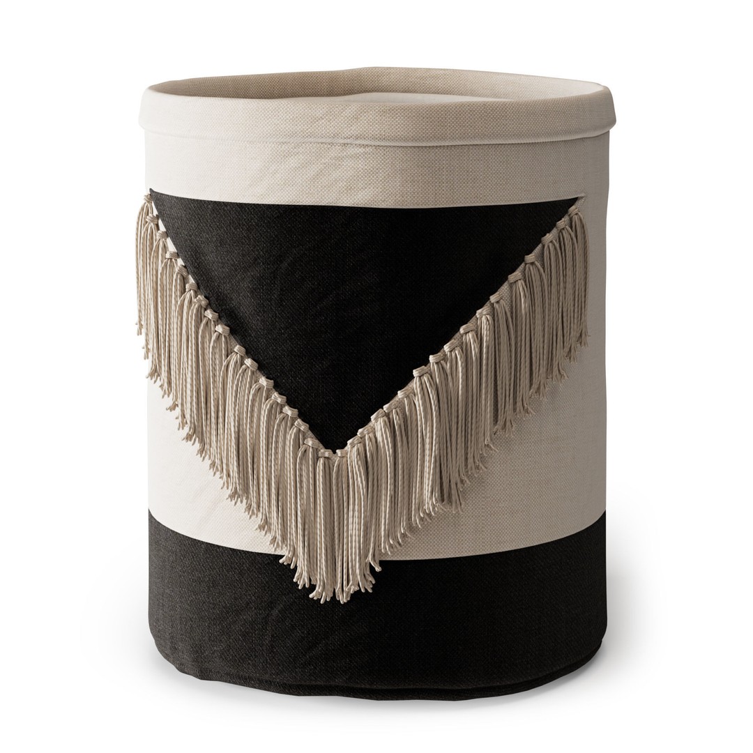 Decorative Baskets Set 3D Model – High Poly Storage Accessory, FBX - View 3