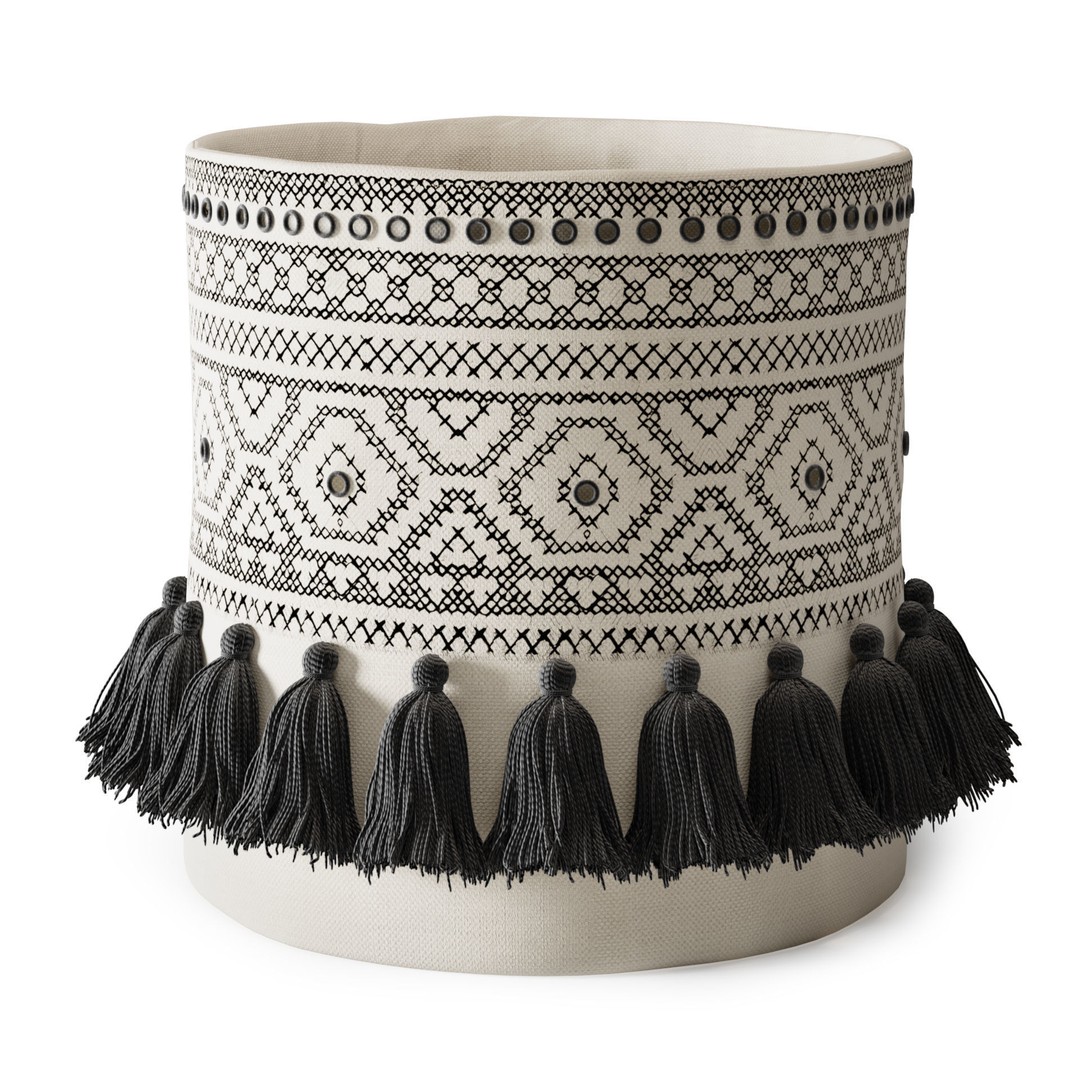 Decorative Baskets Set 3D Model – High Poly Storage Accessory, FBX - View 6