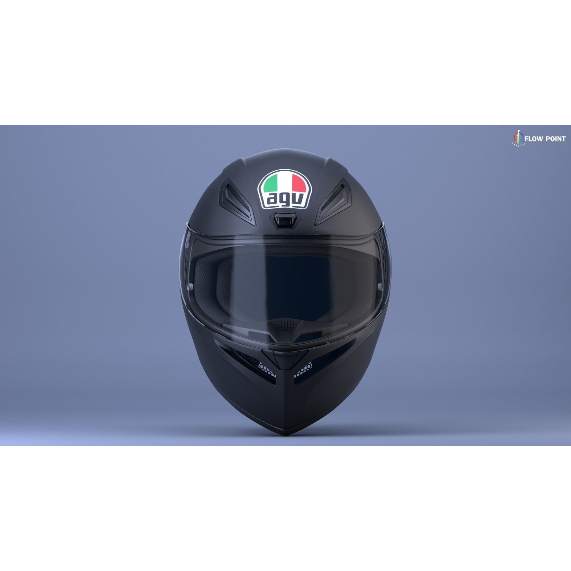 AGV K1-S Helmet - High-Detail 3D Model - View 10
