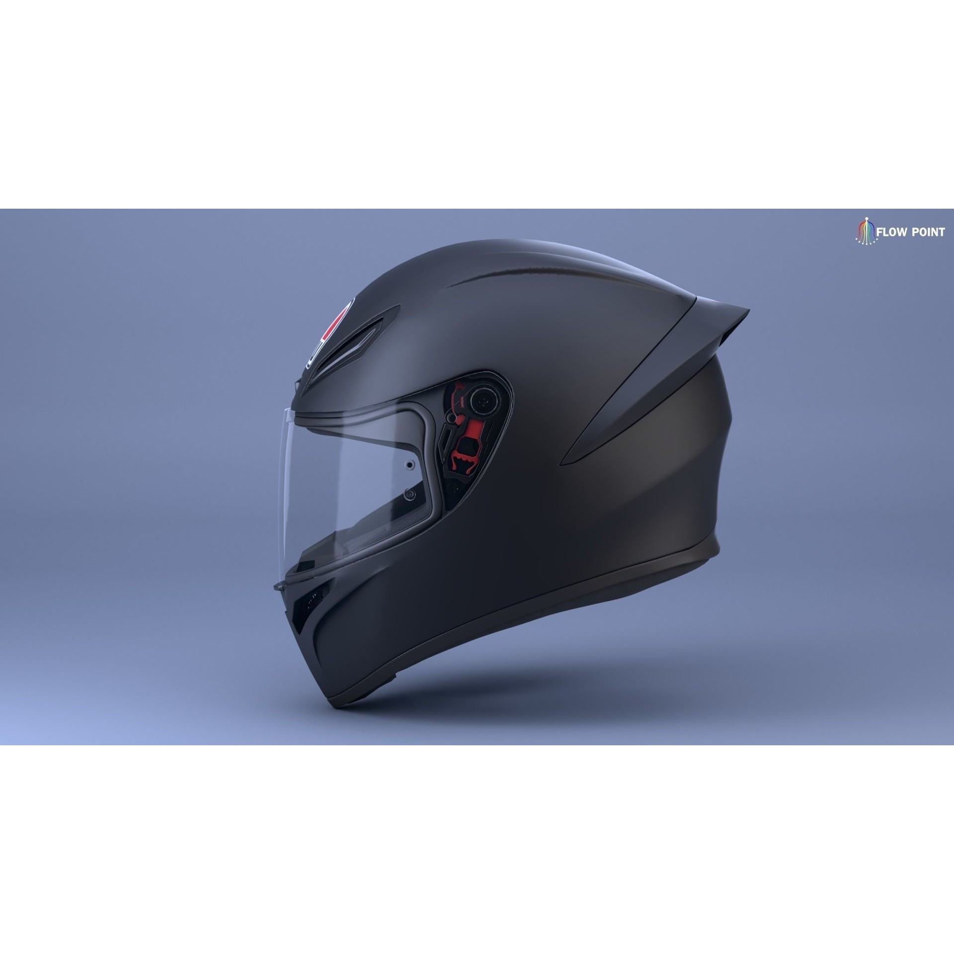 AGV K1-S Helmet - High-Detail 3D Model - View 12
