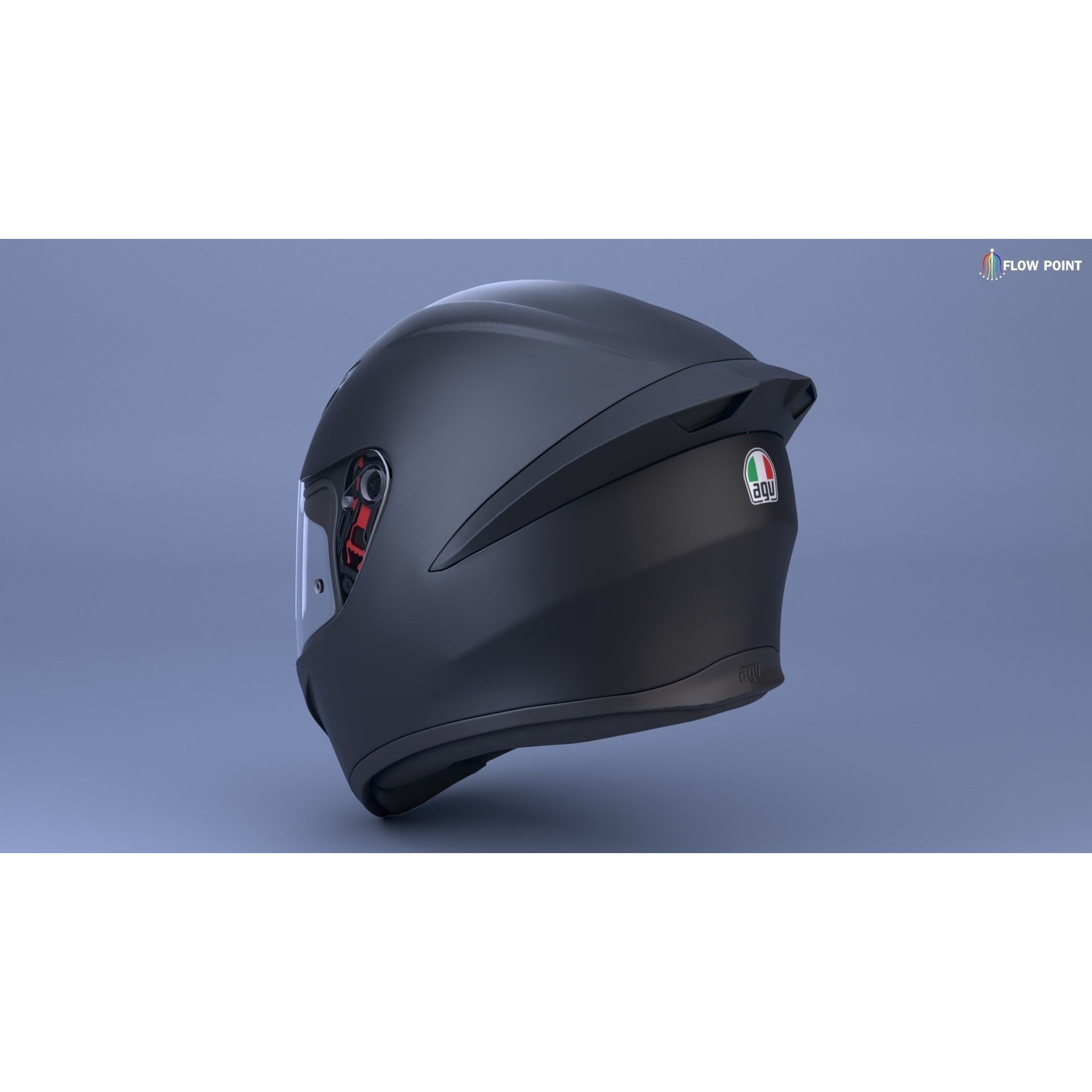 AGV K1-S Helmet - High-Detail 3D Model - View 13