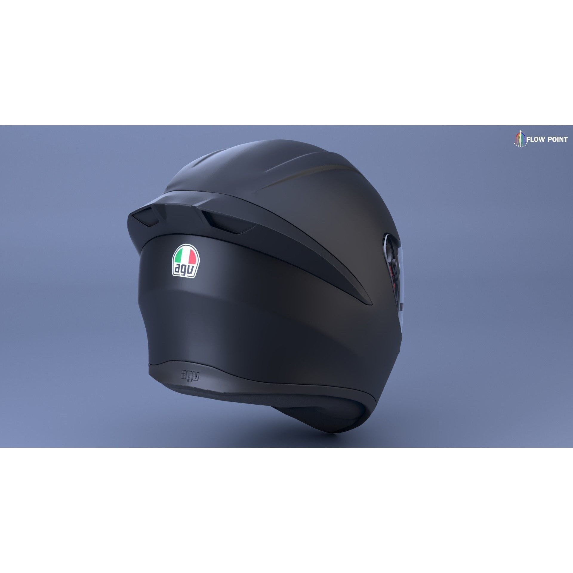 AGV K1-S Helmet - High-Detail 3D Model - View 15