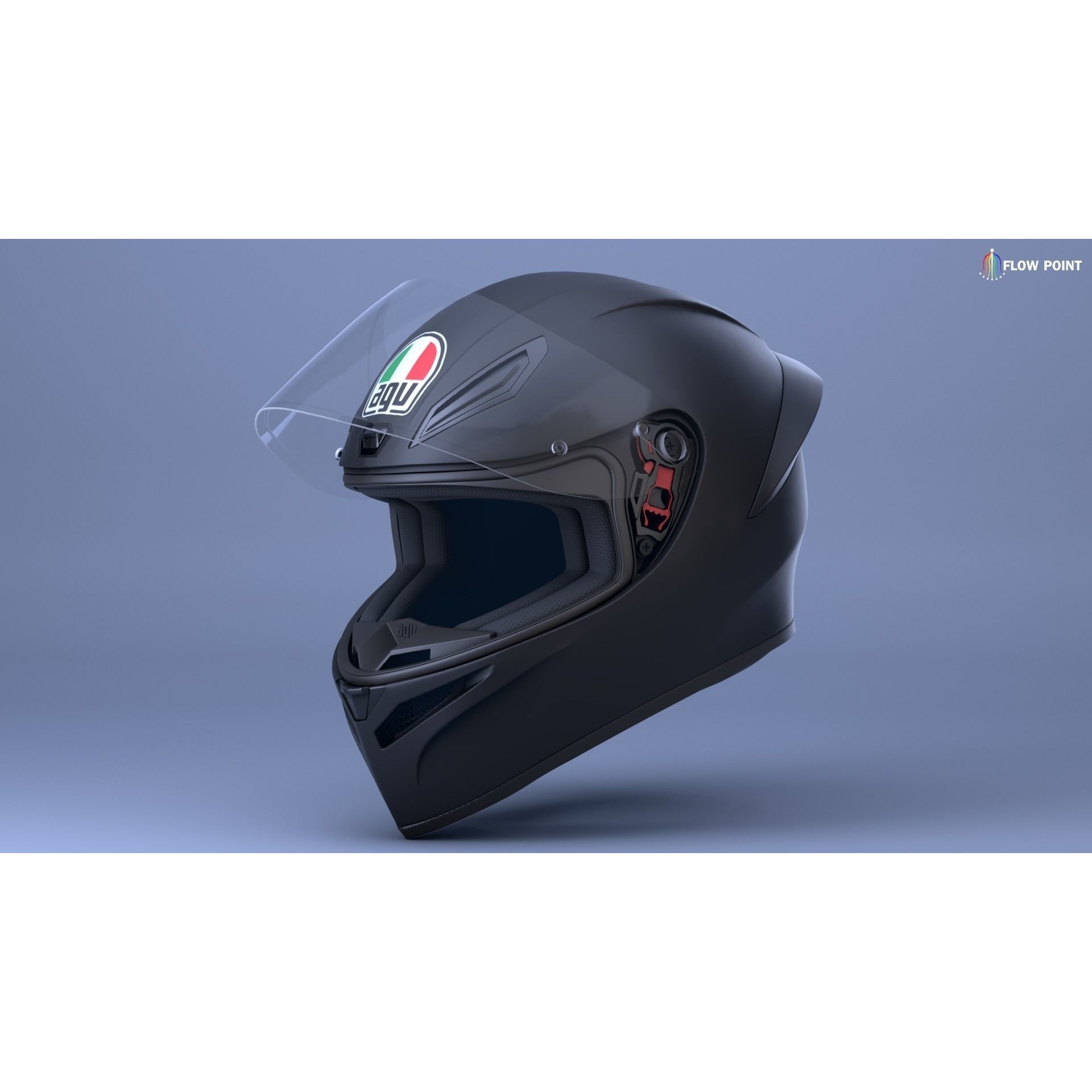 AGV K1-S Helmet - High-Detail 3D Model - View 18