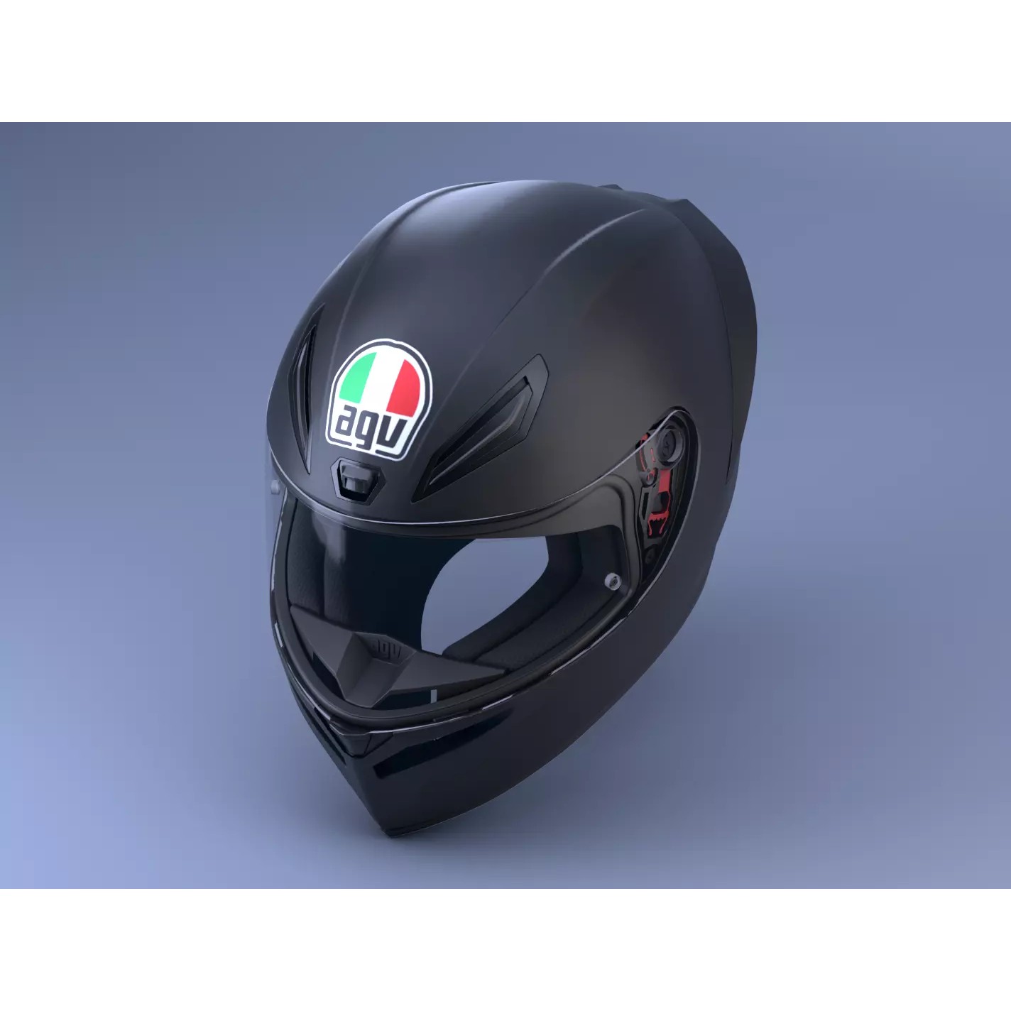 AGV K1-S Helmet - High-Detail 3D Model - View 2