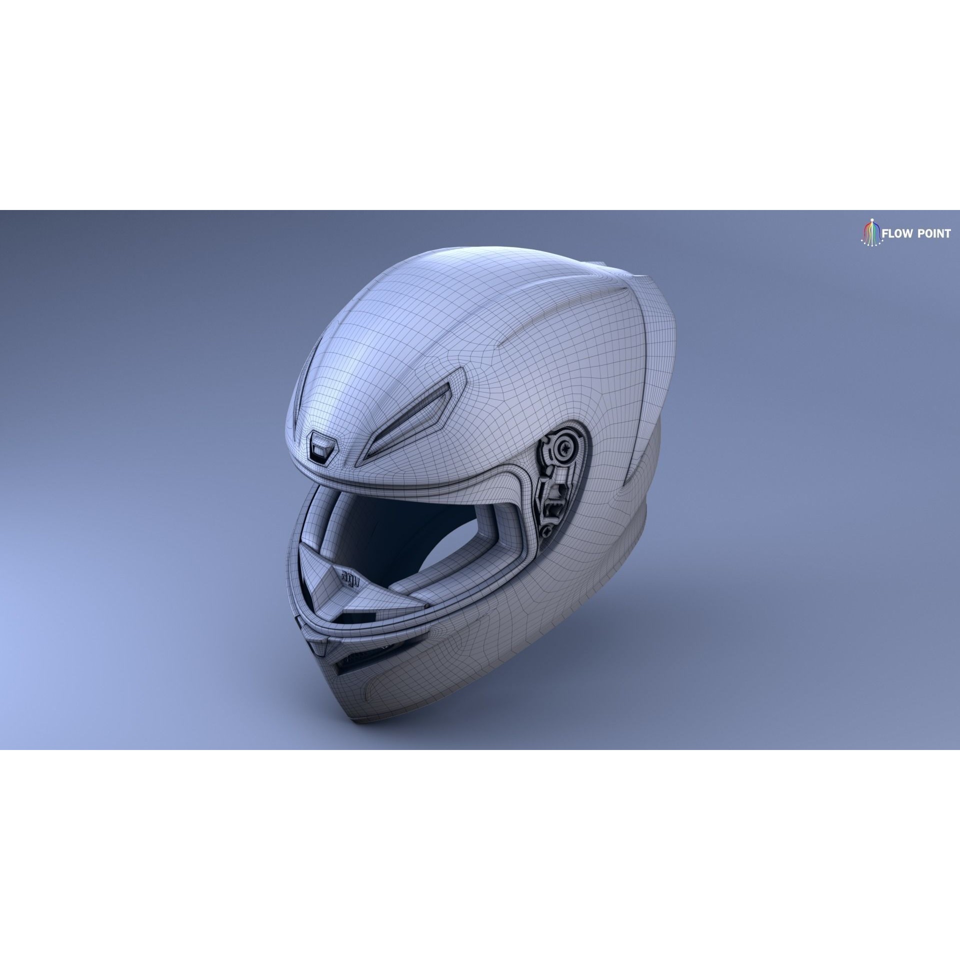AGV K1-S Helmet - High-Detail 3D Model - View 23