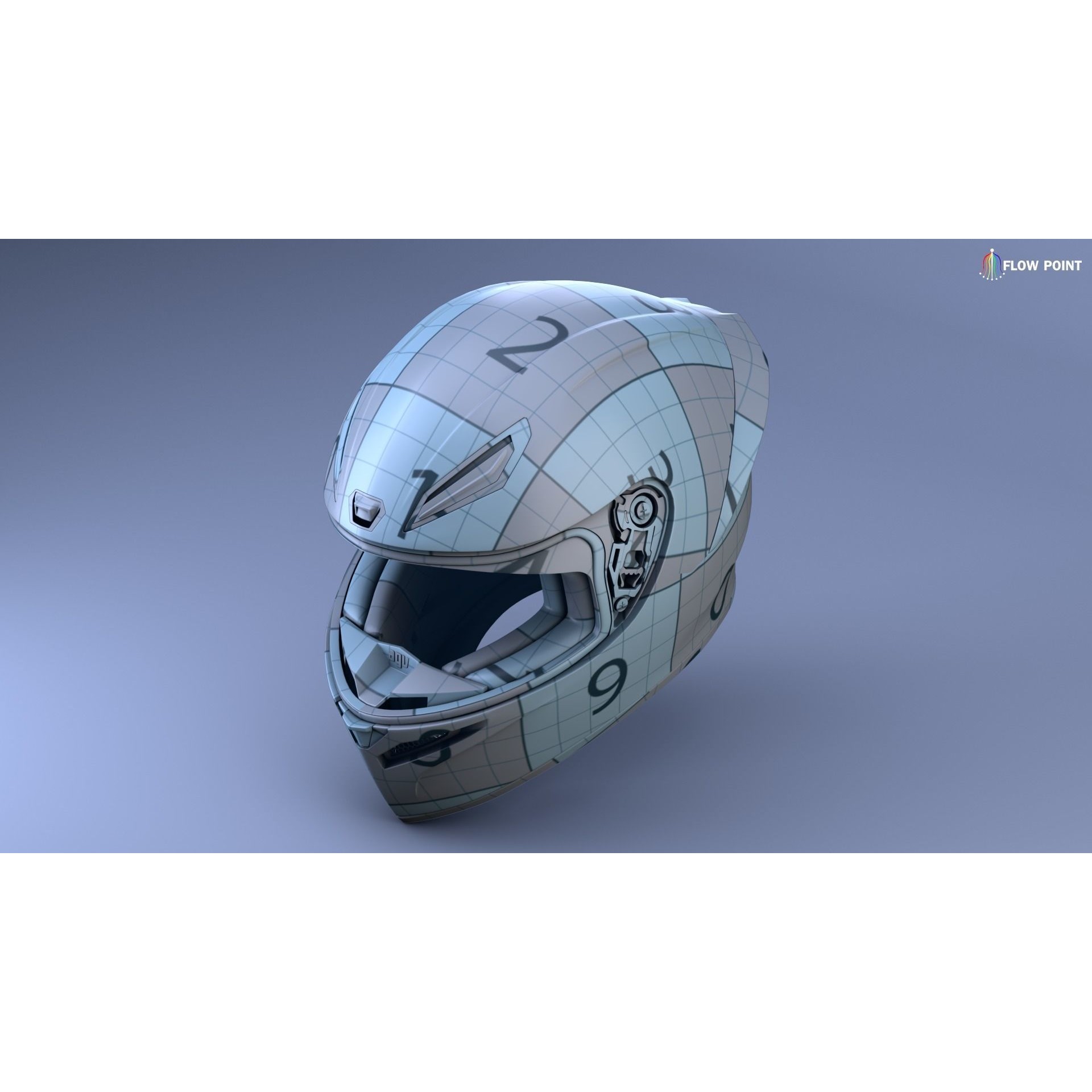 AGV K1-S Helmet - High-Detail 3D Model - View 24