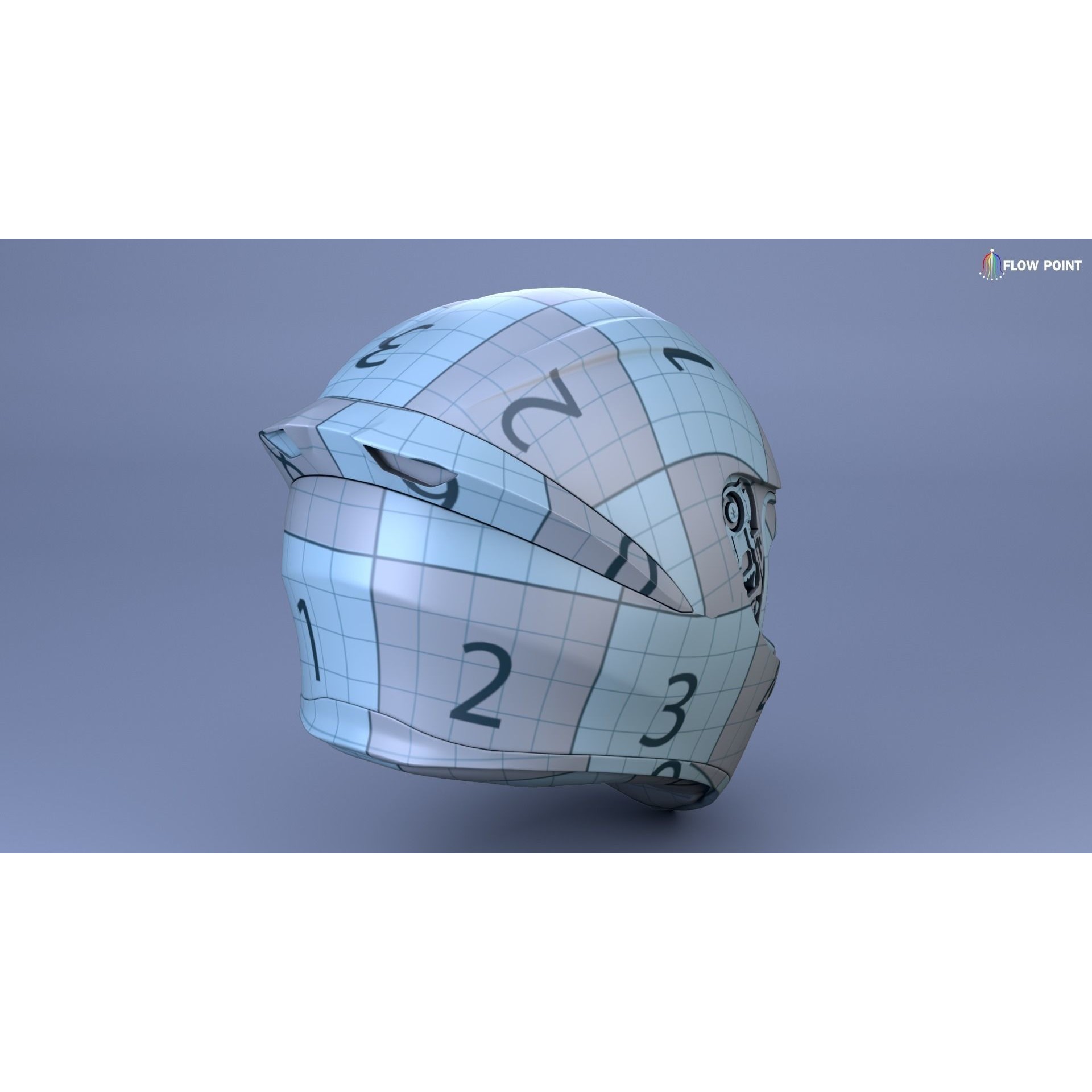 AGV K1-S Helmet - High-Detail 3D Model - View 26