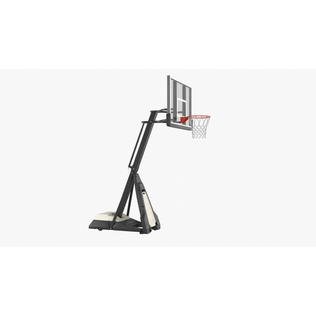 Portable Basketball Hoop 3D Model – High Poly PBR Asset, FBX, OBJ, Blender - View 11