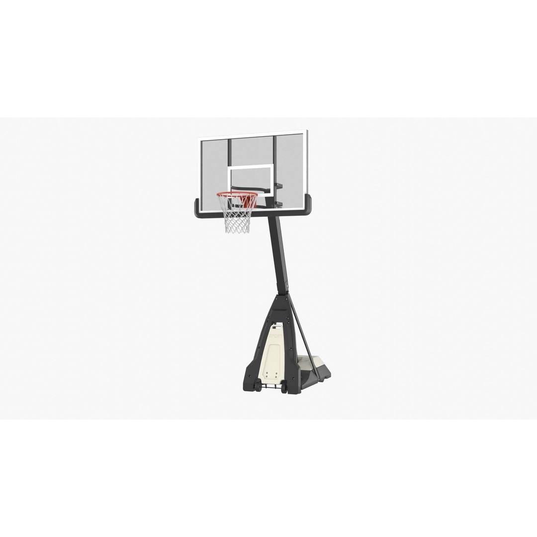 Portable Basketball Hoop 3D Model – High Poly PBR Asset, FBX, OBJ, Blender - View 14