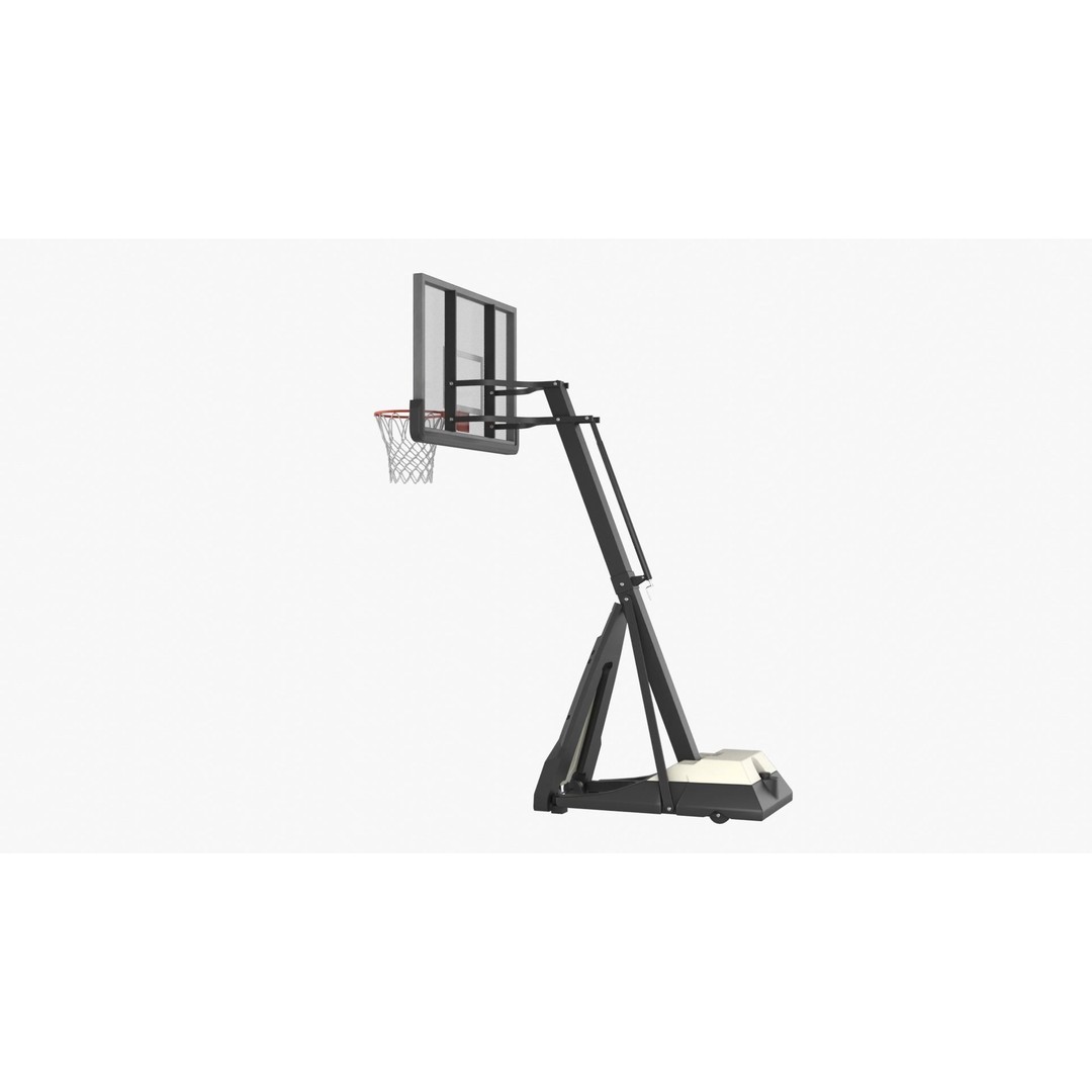 Portable Basketball Hoop 3D Model – High Poly PBR Asset, FBX, OBJ, Blender - View 5
