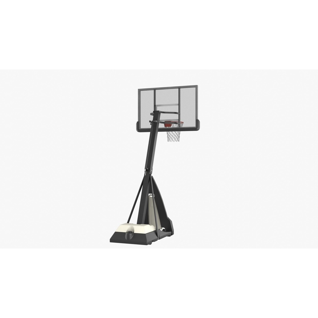 Portable Basketball Hoop 3D Model – High Poly PBR Asset, FBX, OBJ, Blender - View 8