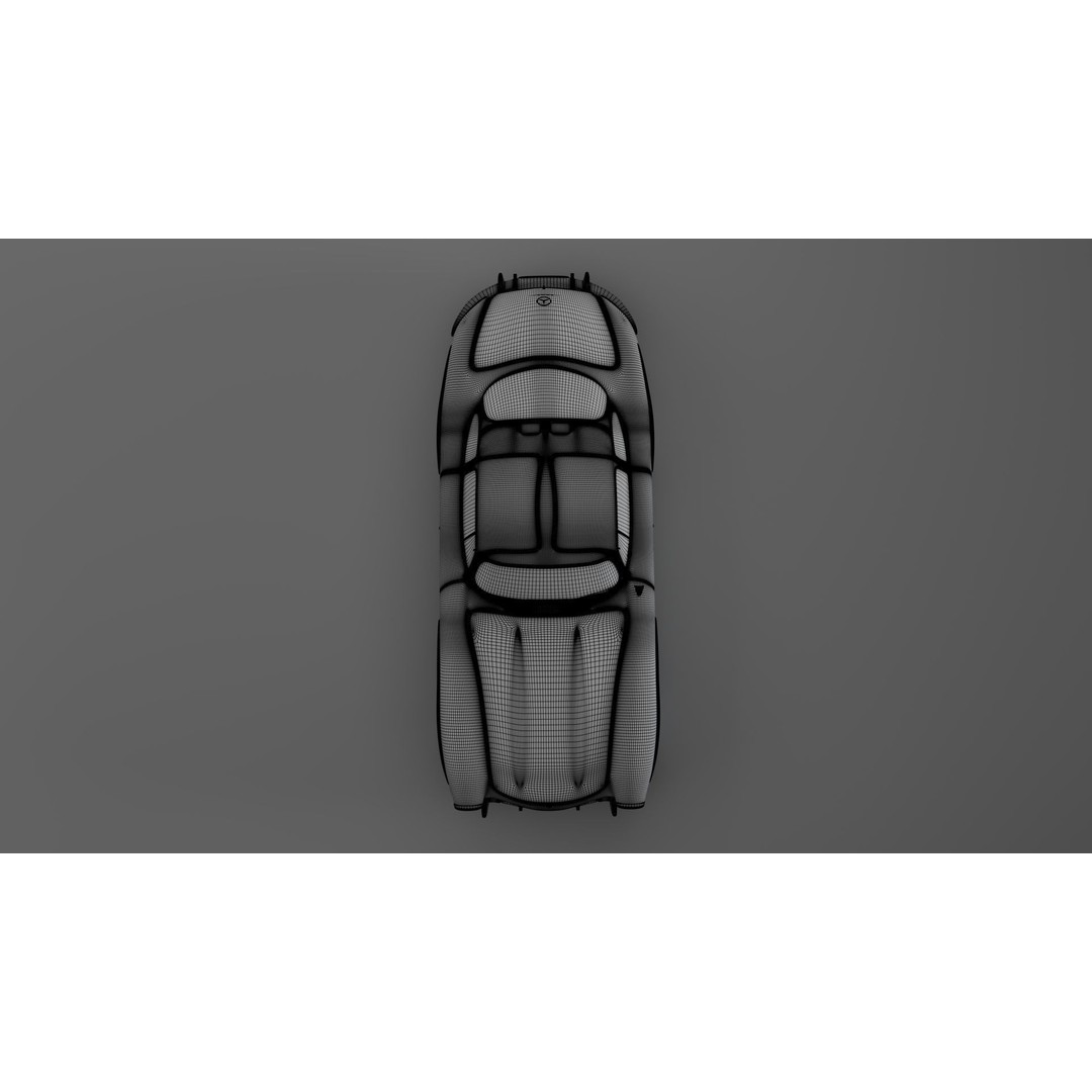 Mercedes-Benz 300 SL 3D Model – High Poly Car Asset, FBX & OBJ - View 17